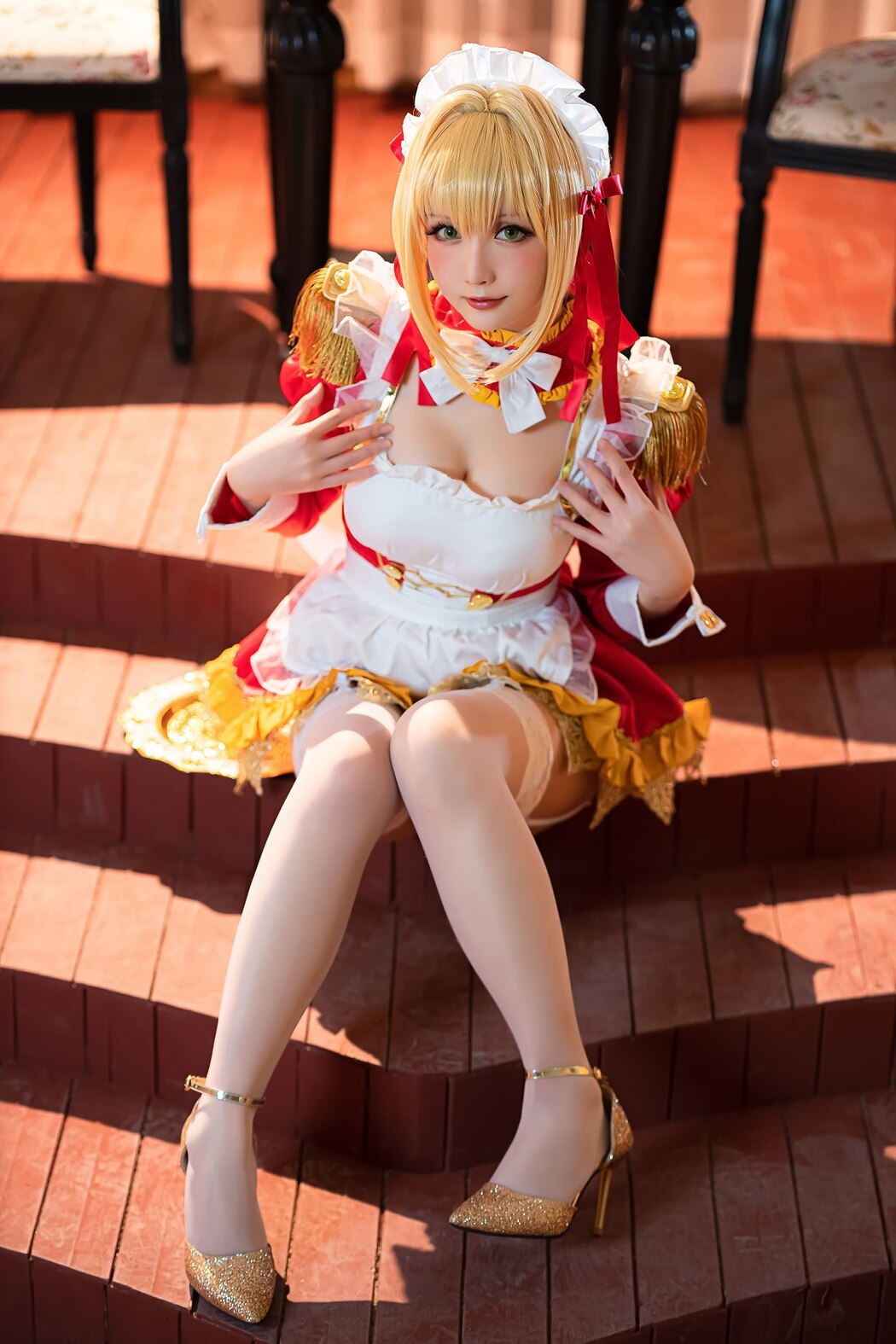 Coser@星之迟迟Hoshilily – Nero Claudius maid FGO