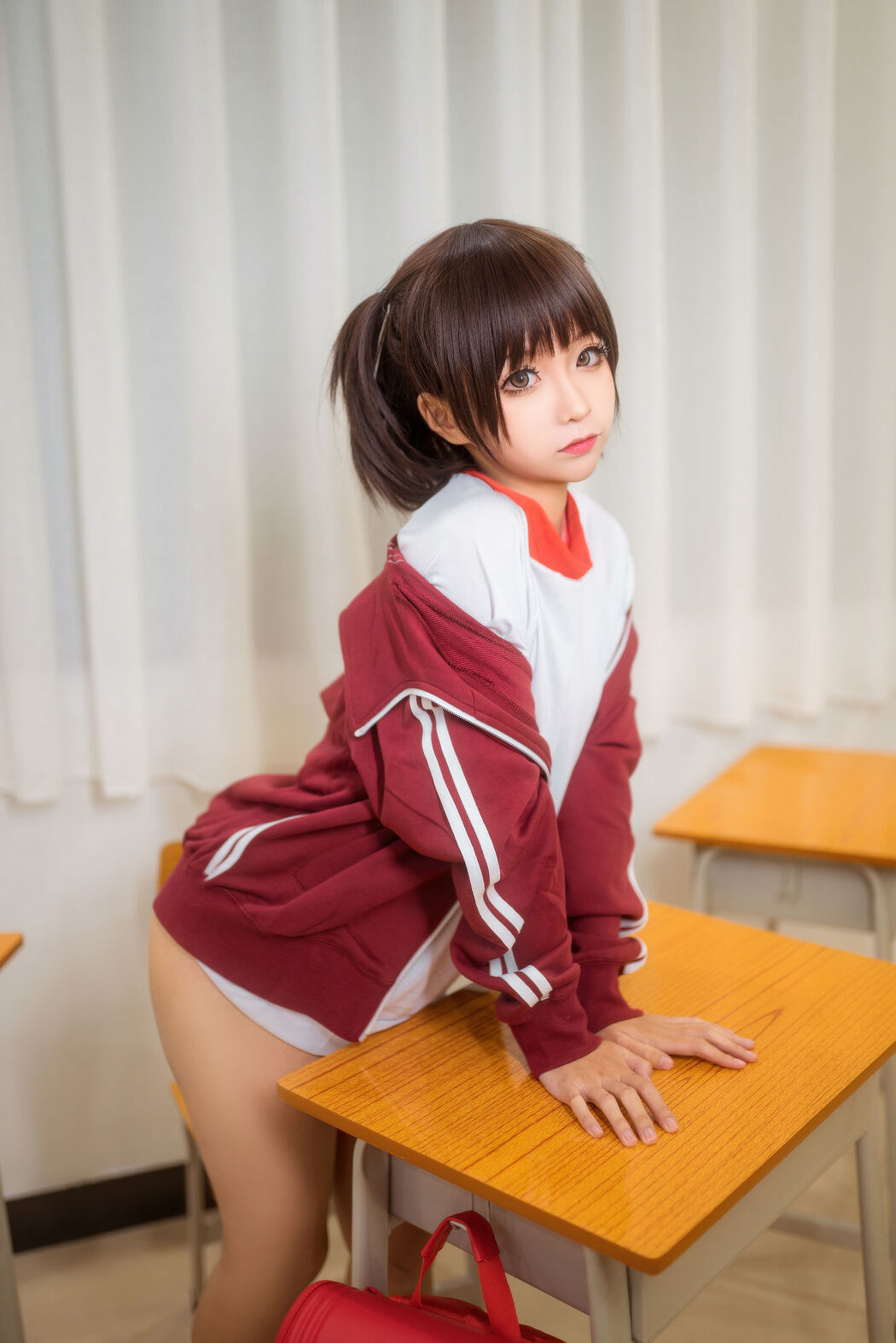 [Beauty Coser] Stupid Momo "Red Gymnastics Suit"