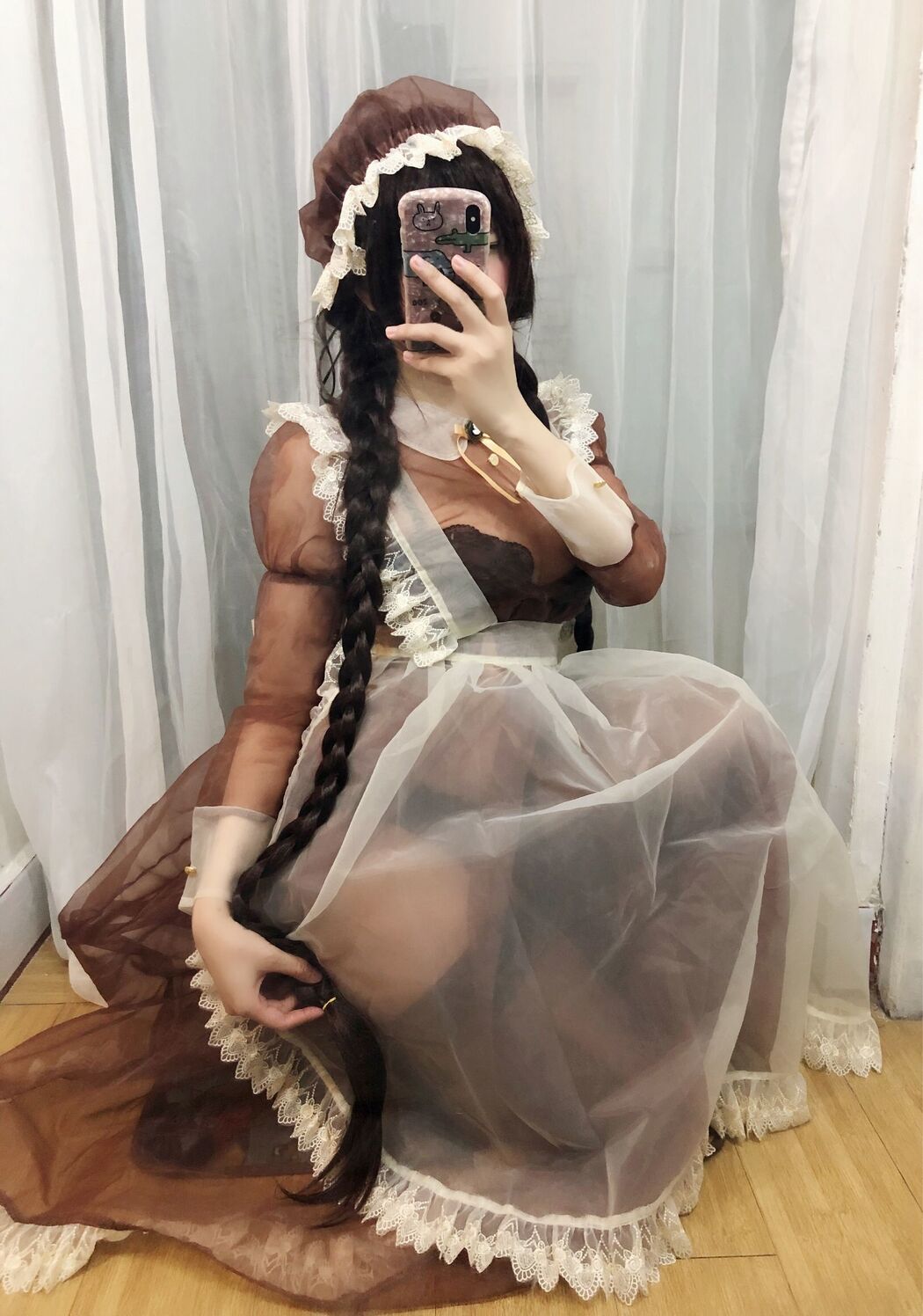 Busty beauty Coser Nozomi Kano "Transparent Maid"