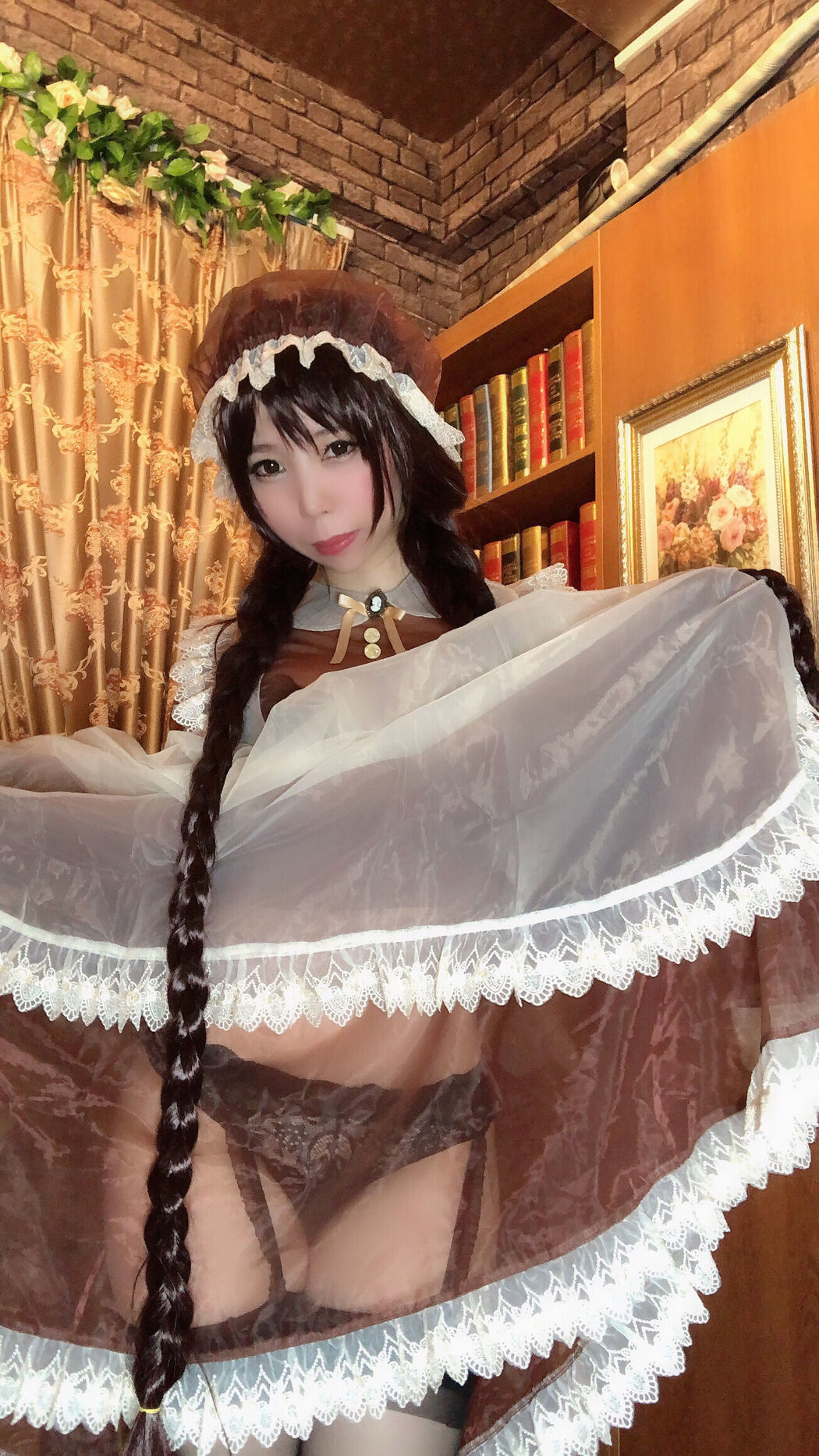 Busty beauty Coser Nozomi Kano "Transparent Maid" Cover Photo