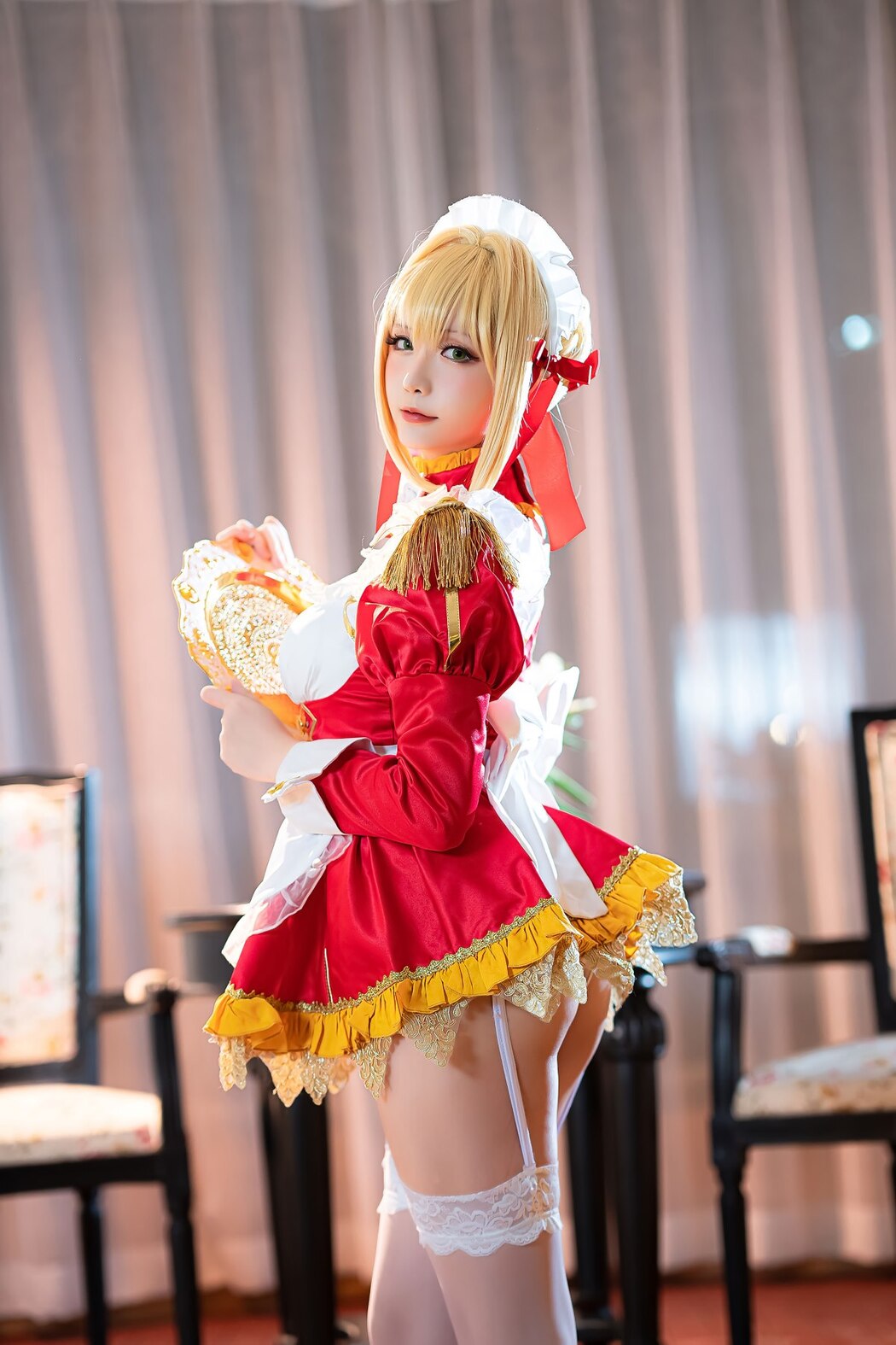 Coser@星之迟迟Hoshilily – Nero Claudius maid FGO