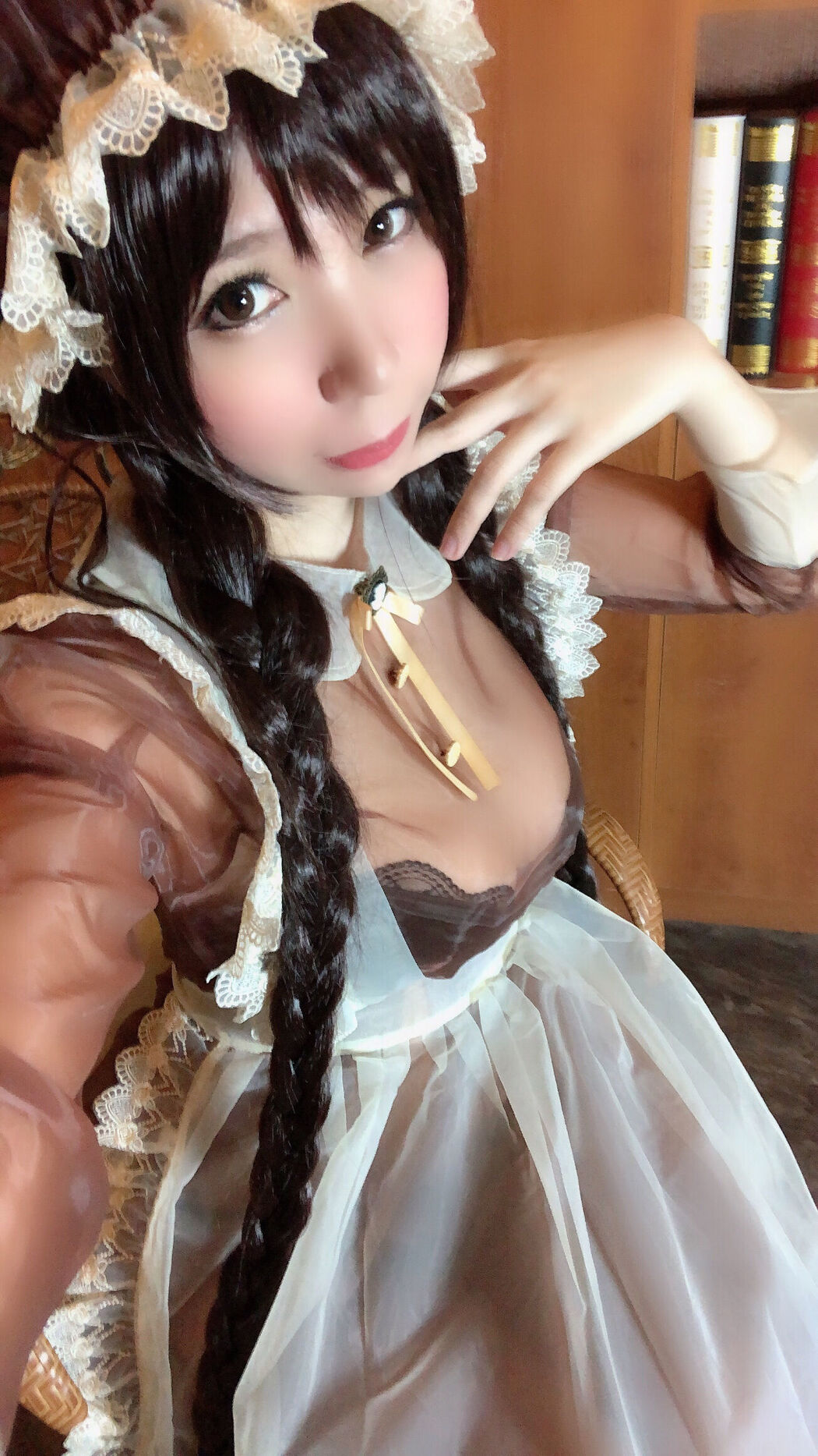 Busty beauty Coser Nozomi Kano "Transparent Maid"