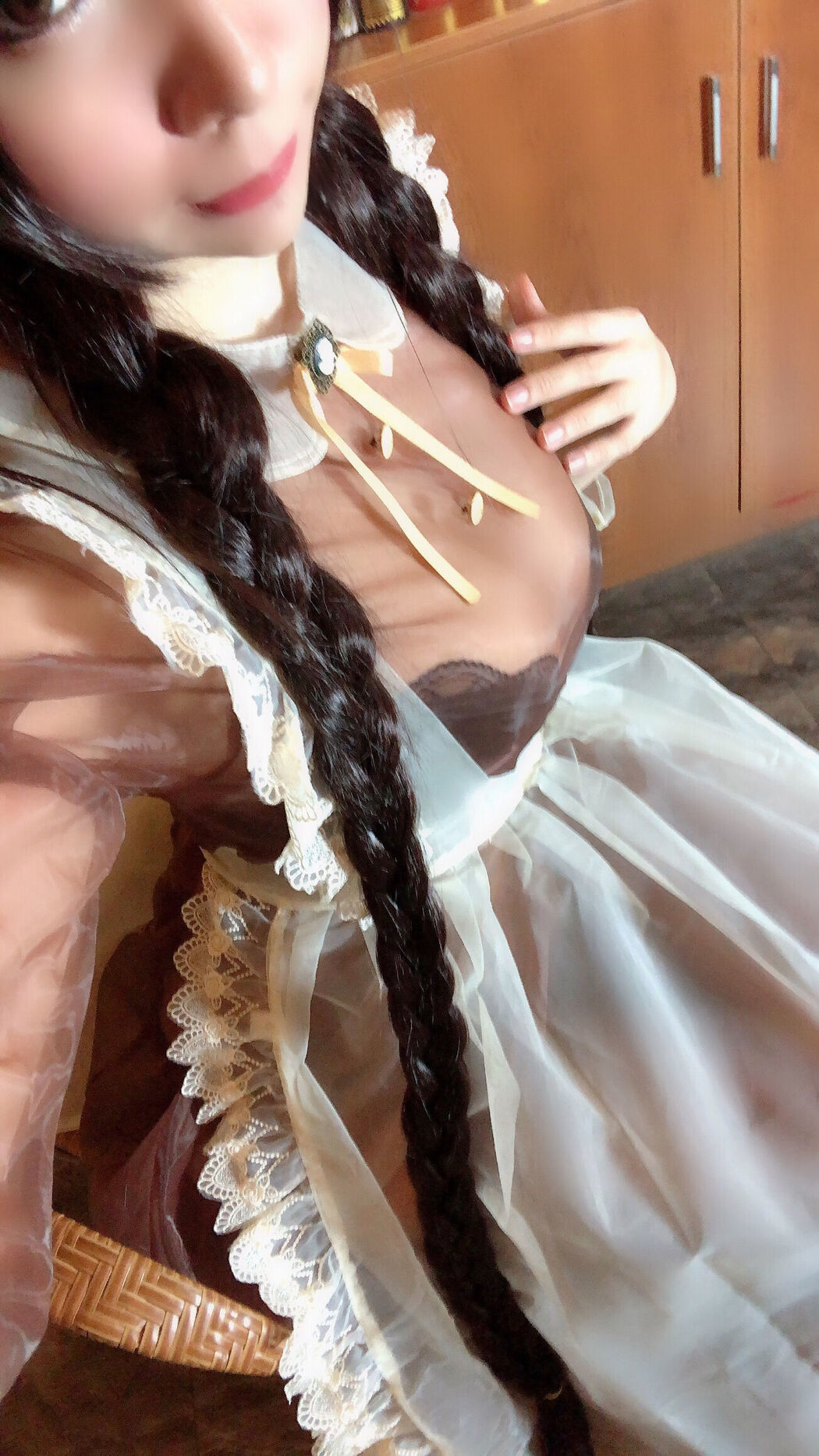 Busty beauty Coser Nozomi Kano "Transparent Maid"