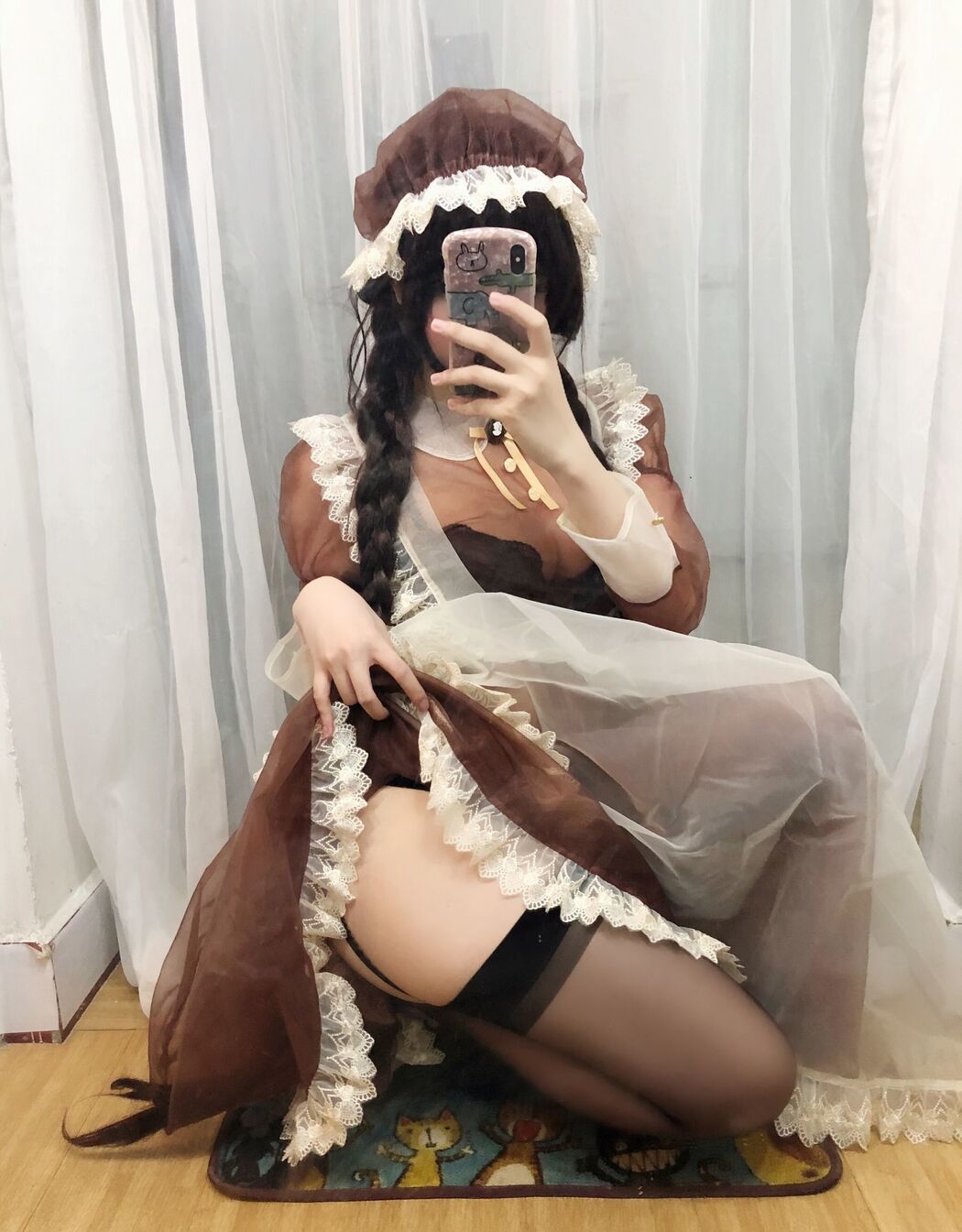Busty beauty Coser Nozomi Kano "Transparent Maid"