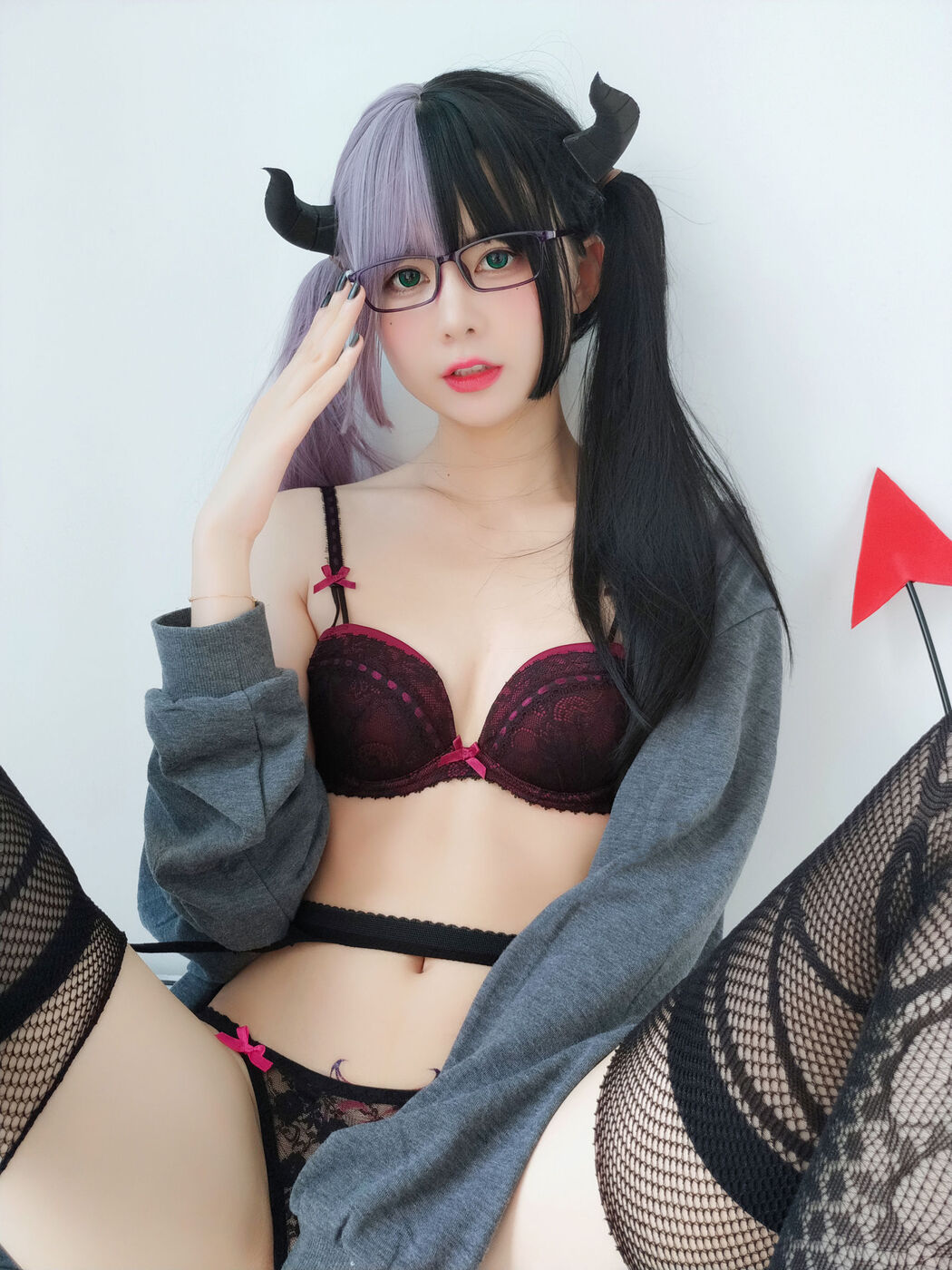 [Beauty Coser] Eye sauce Big Devil w "Black Sexy Net Stockings"