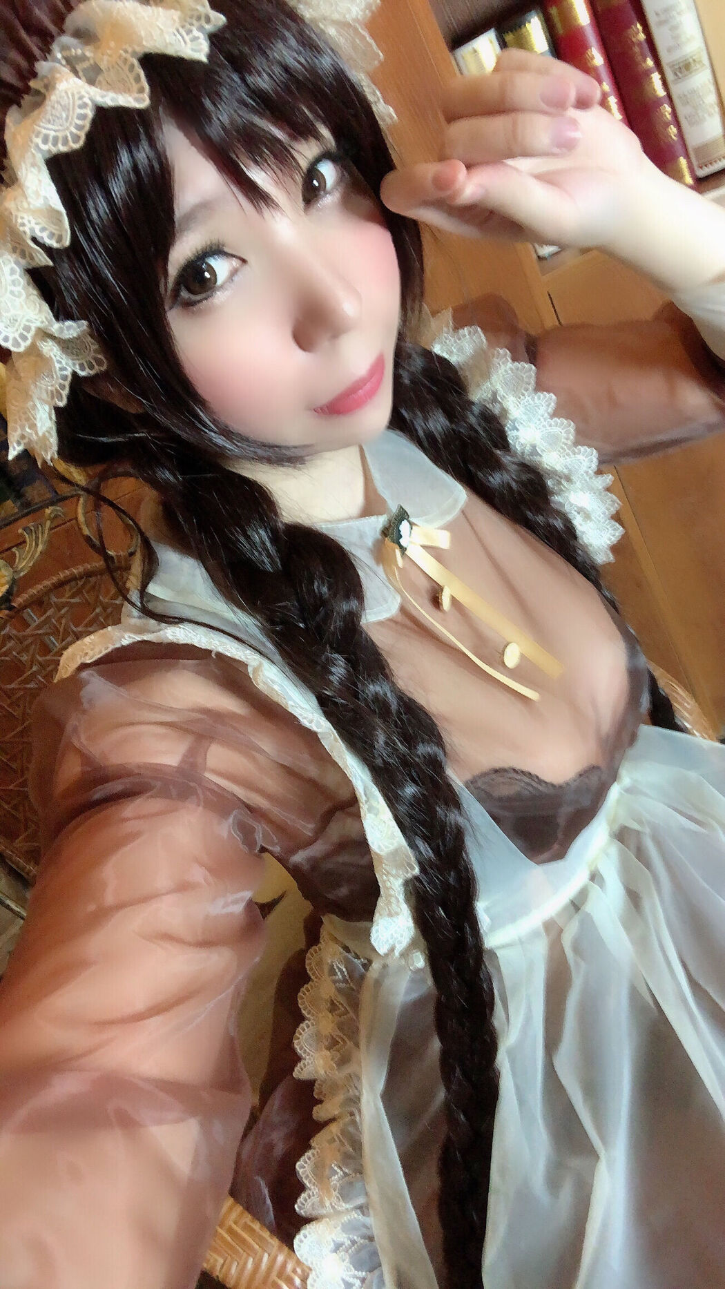 Busty beauty Coser Nozomi Kano "Transparent Maid"