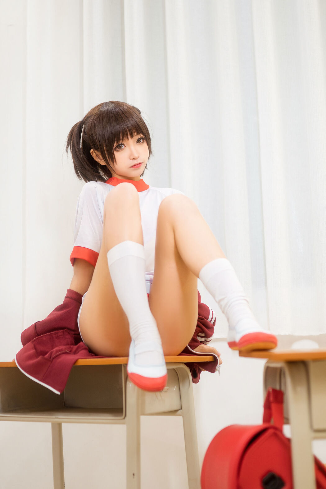 [Beauty Coser] Stupid Momo "Red Gymnastics Suit"