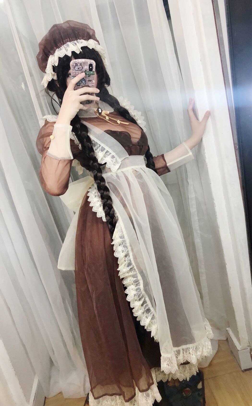 Busty beauty Coser Nozomi Kano "Transparent Maid"