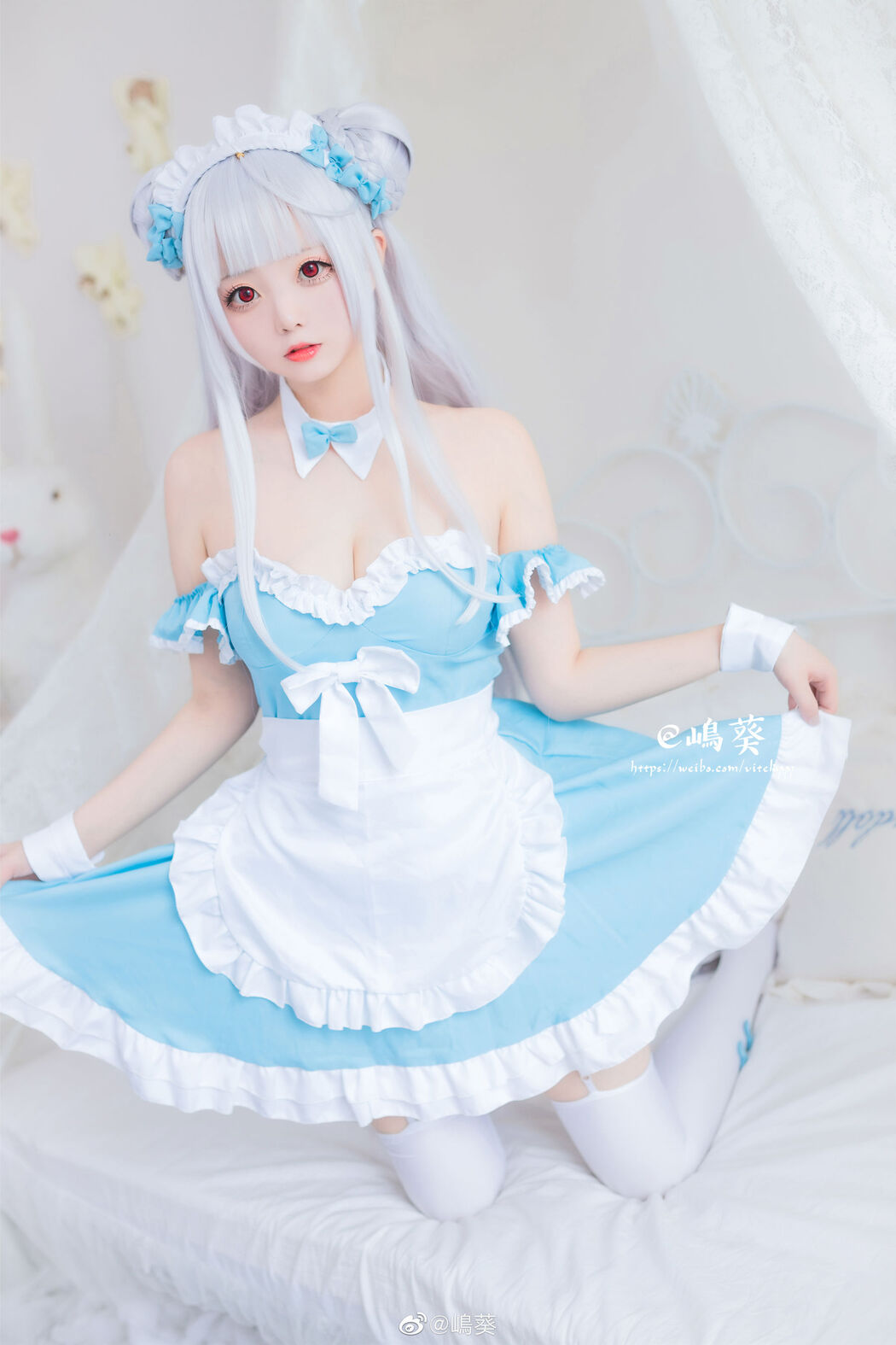Weibo beauty Coser Shima Aoi "Little Swan Maid"