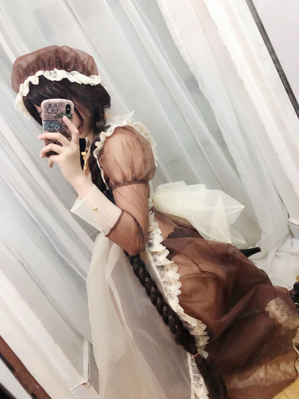 Busty beauty Coser Nozomi Kano "Transparent Maid"