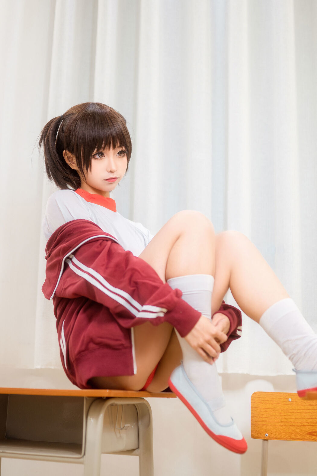 [Beauty Coser] Stupid Momo "Red Gymnastics Suit"
