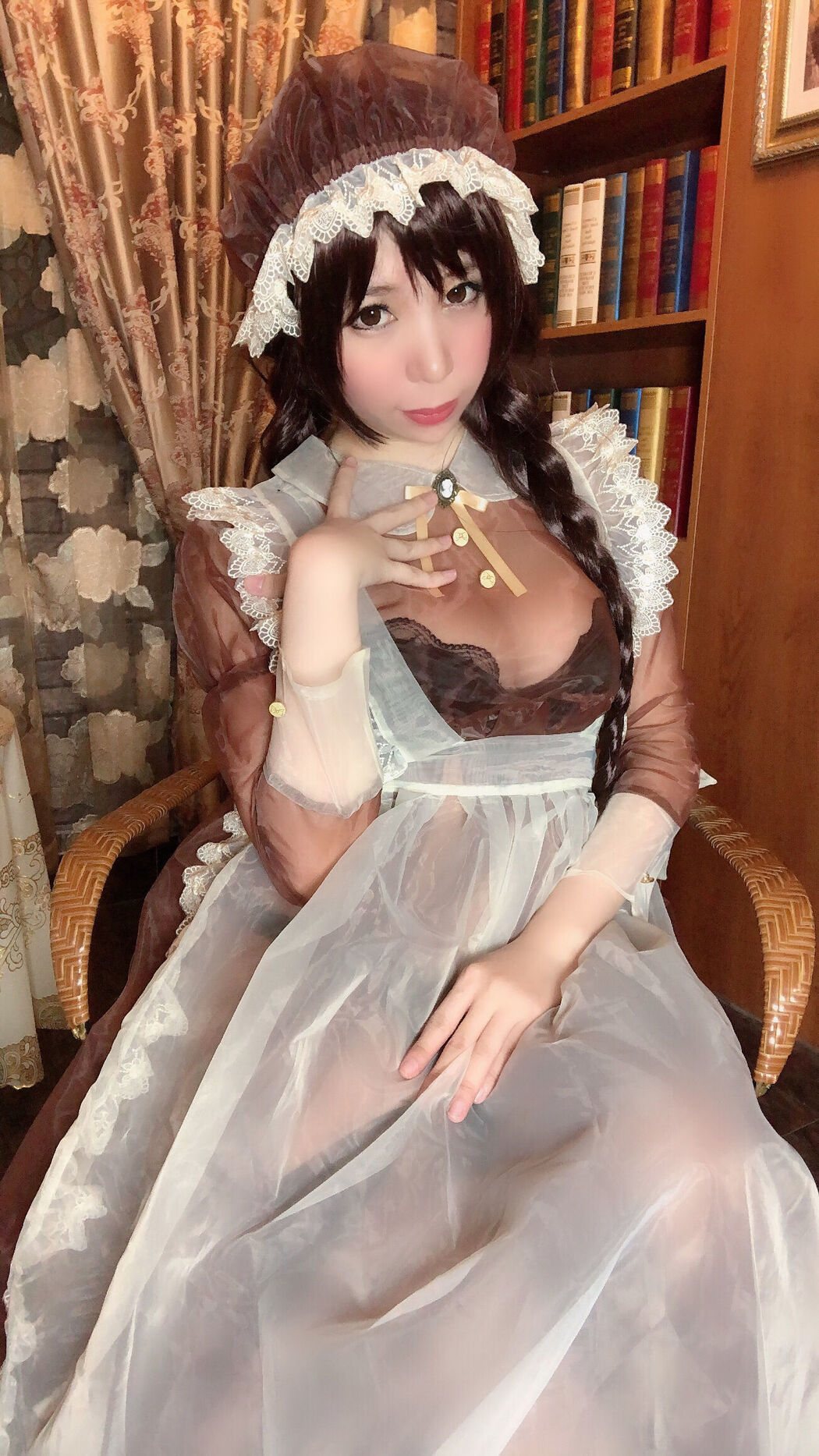 Busty beauty Coser Nozomi Kano "Transparent Maid"