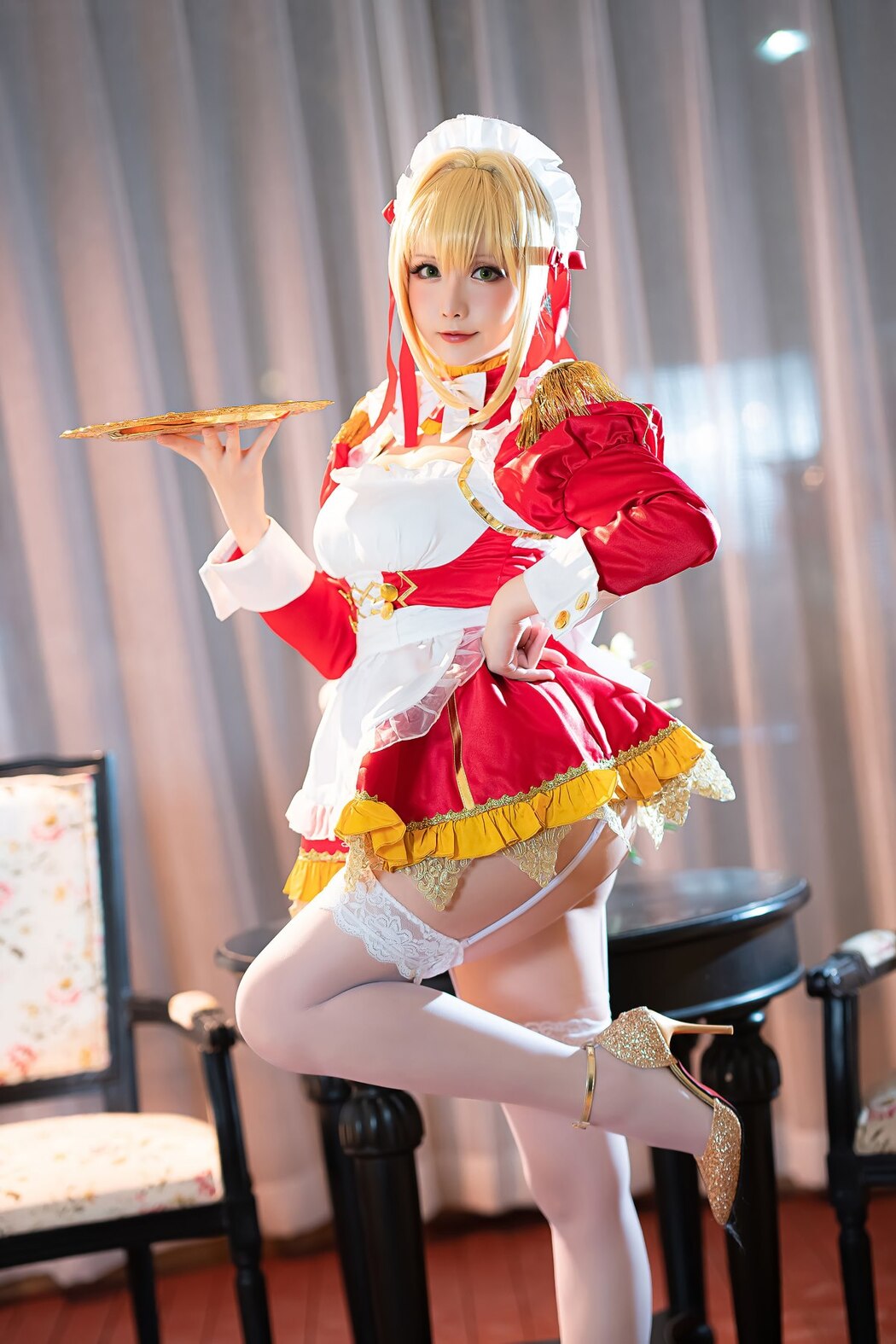 Coser@星之迟迟Hoshilily – Nero Claudius maid FGO