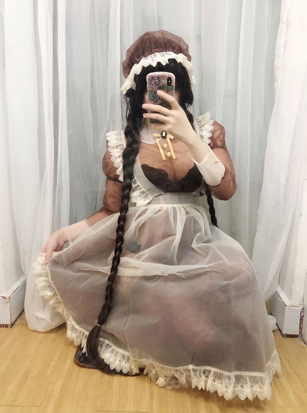 Busty beauty Coser Nozomi Kano "Transparent Maid"