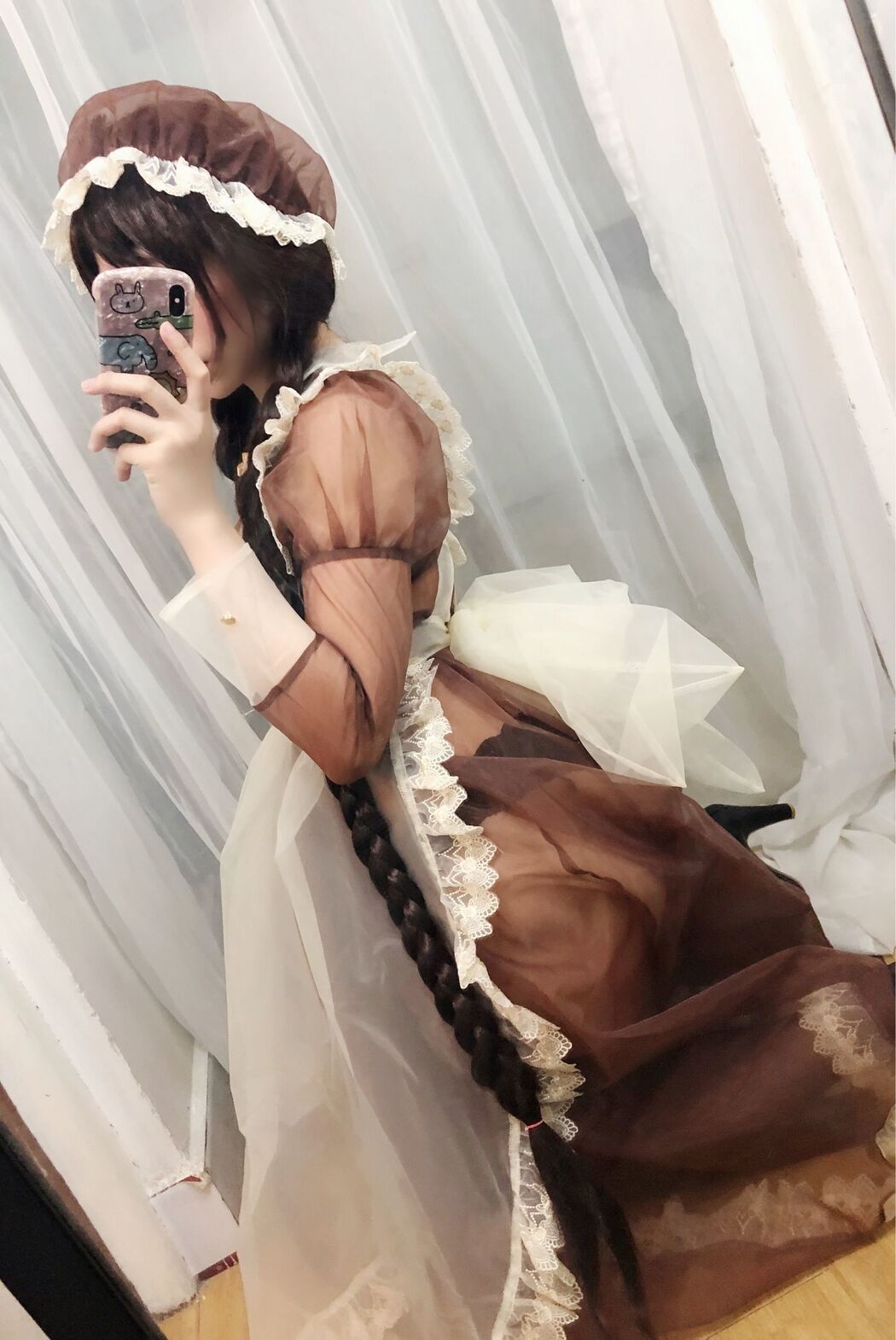 Busty beauty Coser Nozomi Kano "Transparent Maid"