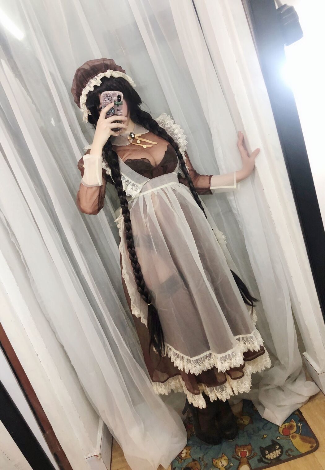 Busty beauty Coser Nozomi Kano "Transparent Maid"