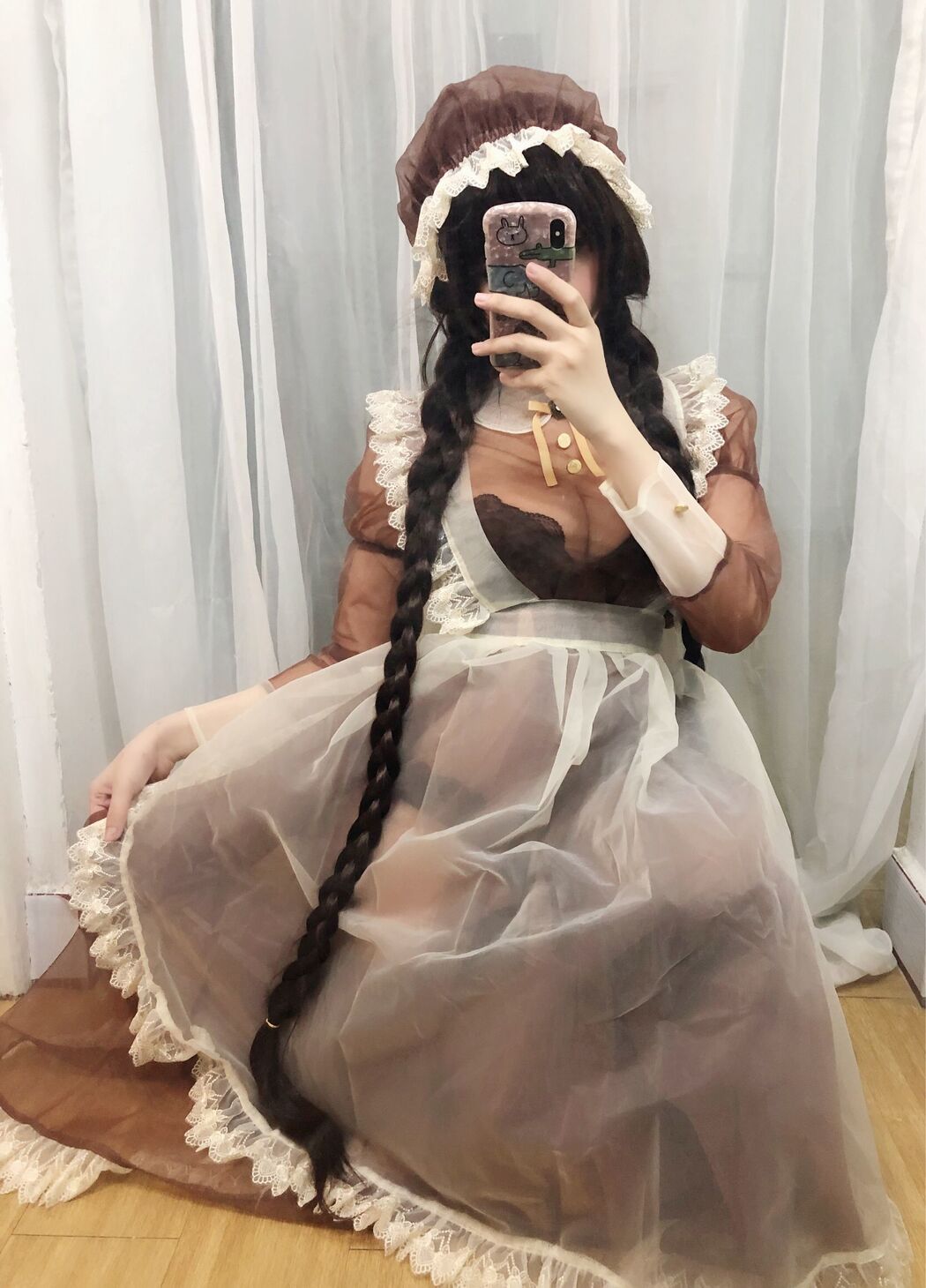 Busty beauty Coser Nozomi Kano "Transparent Maid"