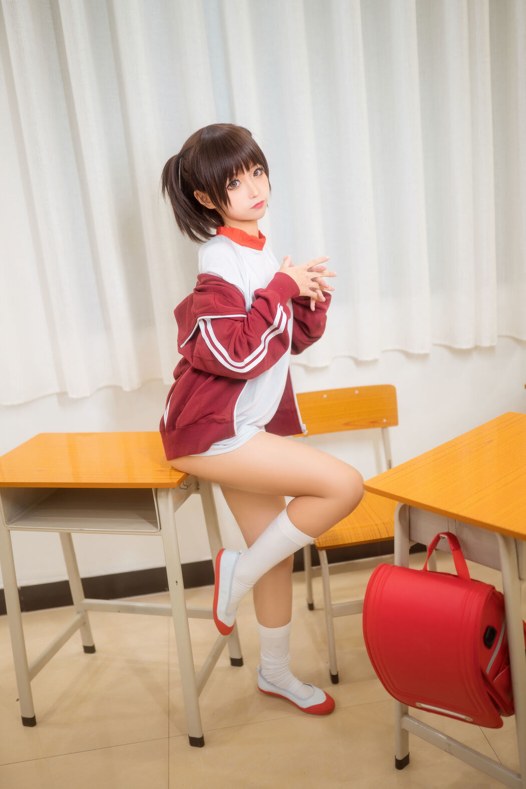 [Beauty Coser] Stupid Momo "Red Gymnastics Suit"