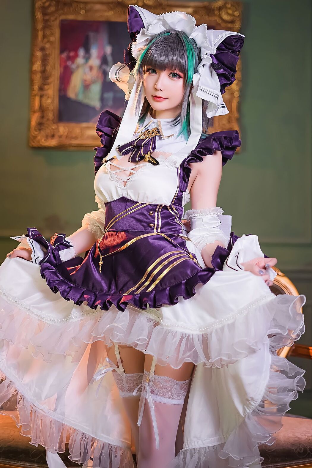 Coser@星之迟迟Hoshilily – Cheshire Azur Lane Cover Photo