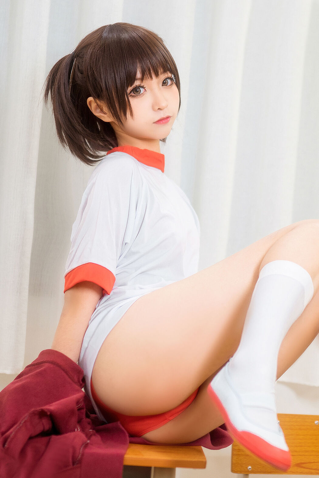 [Beauty Coser] Stupid Momo "Red Gymnastics Suit"