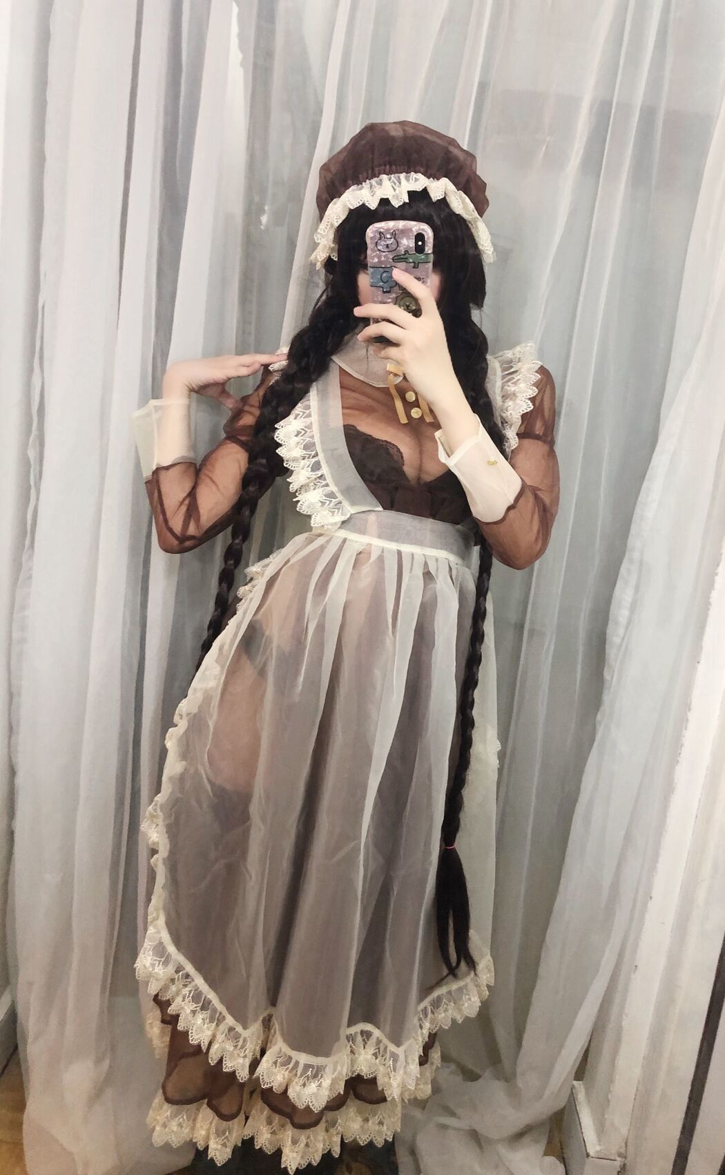 Busty beauty Coser Nozomi Kano "Transparent Maid"
