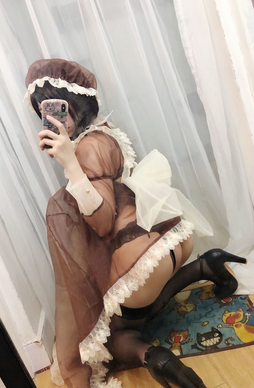 Busty beauty Coser Nozomi Kano "Transparent Maid"