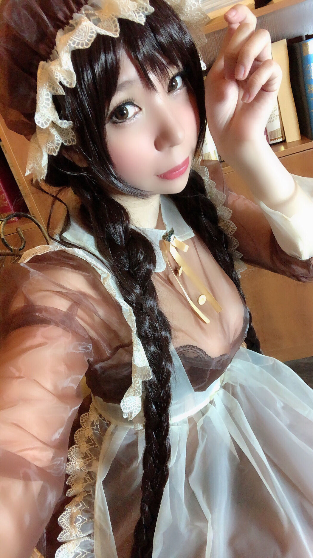 Busty beauty Coser Nozomi Kano "Transparent Maid"