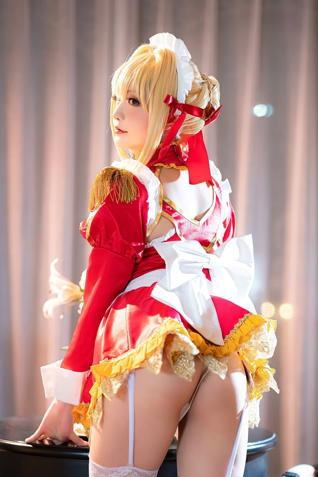 Coser@星之迟迟Hoshilily – Nero Claudius maid FGO