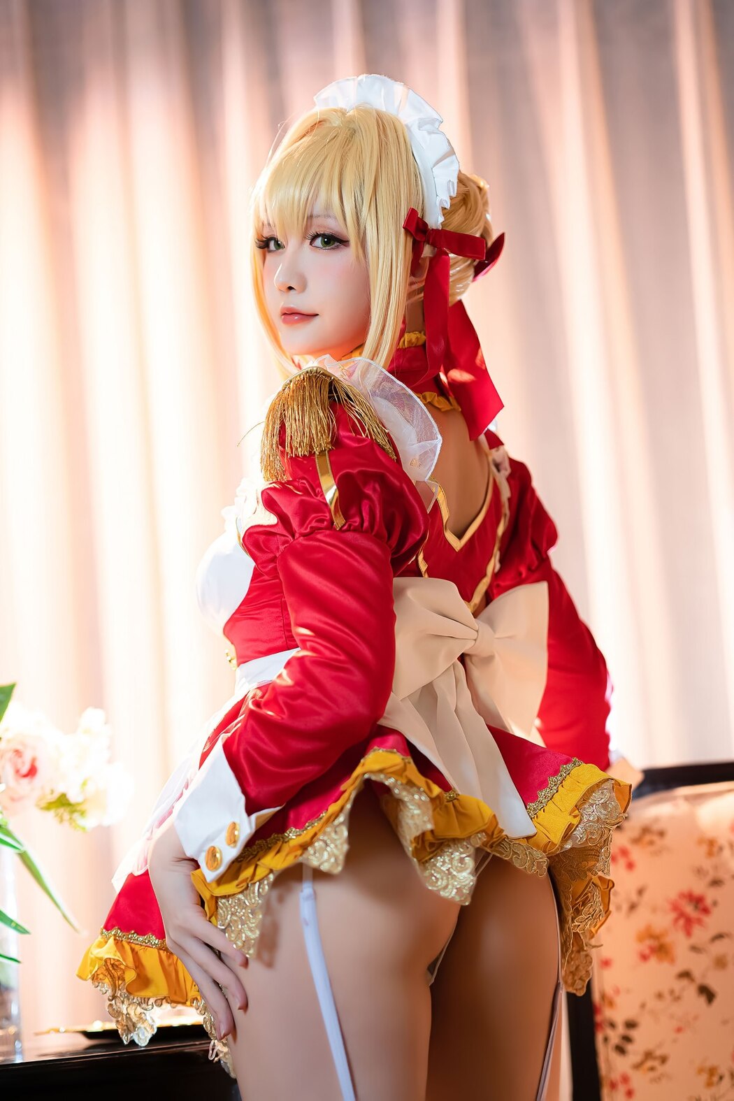 Coser@星之迟迟Hoshilily – Nero Claudius maid FGO