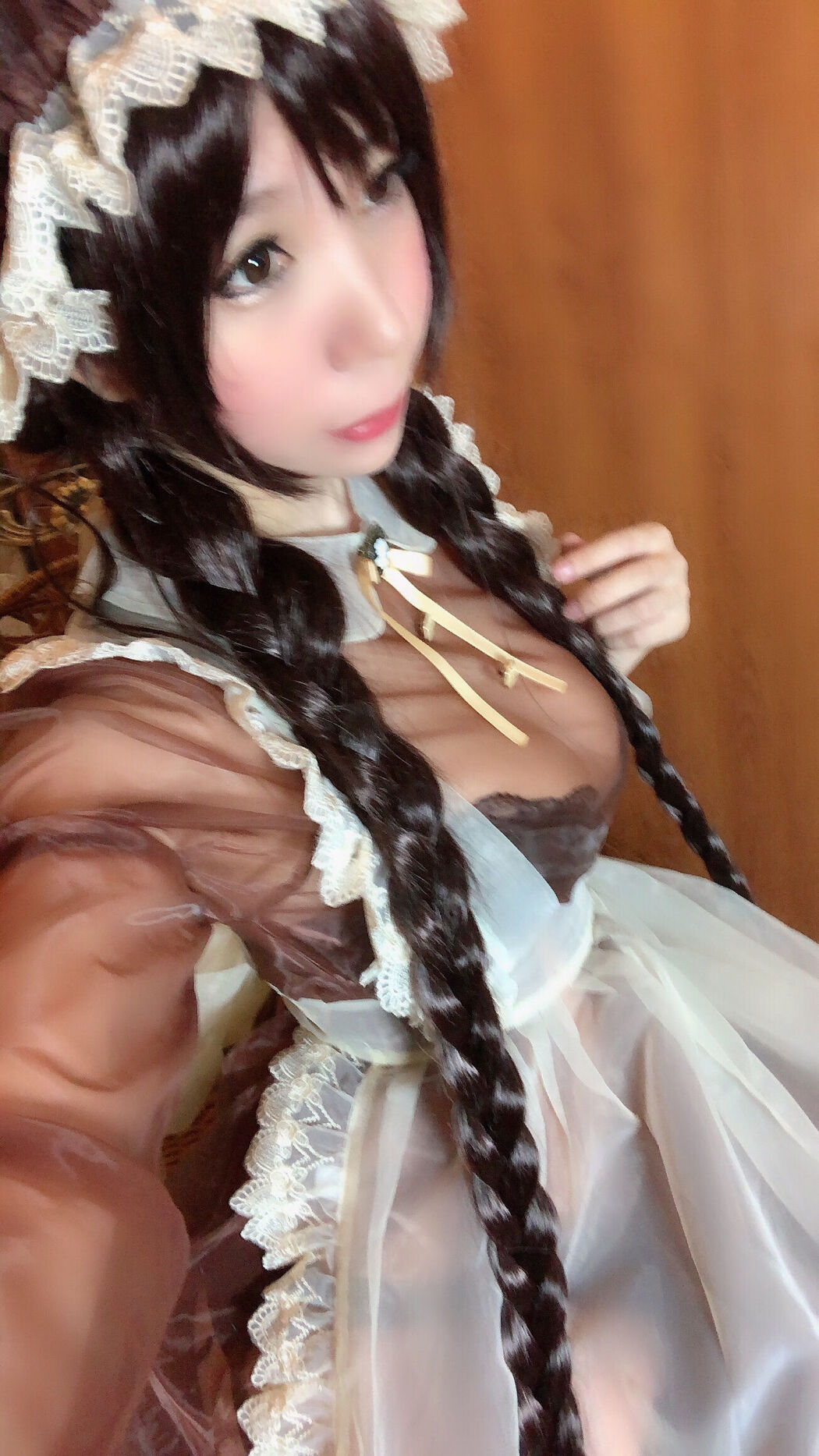 Busty beauty Coser Nozomi Kano "Transparent Maid"