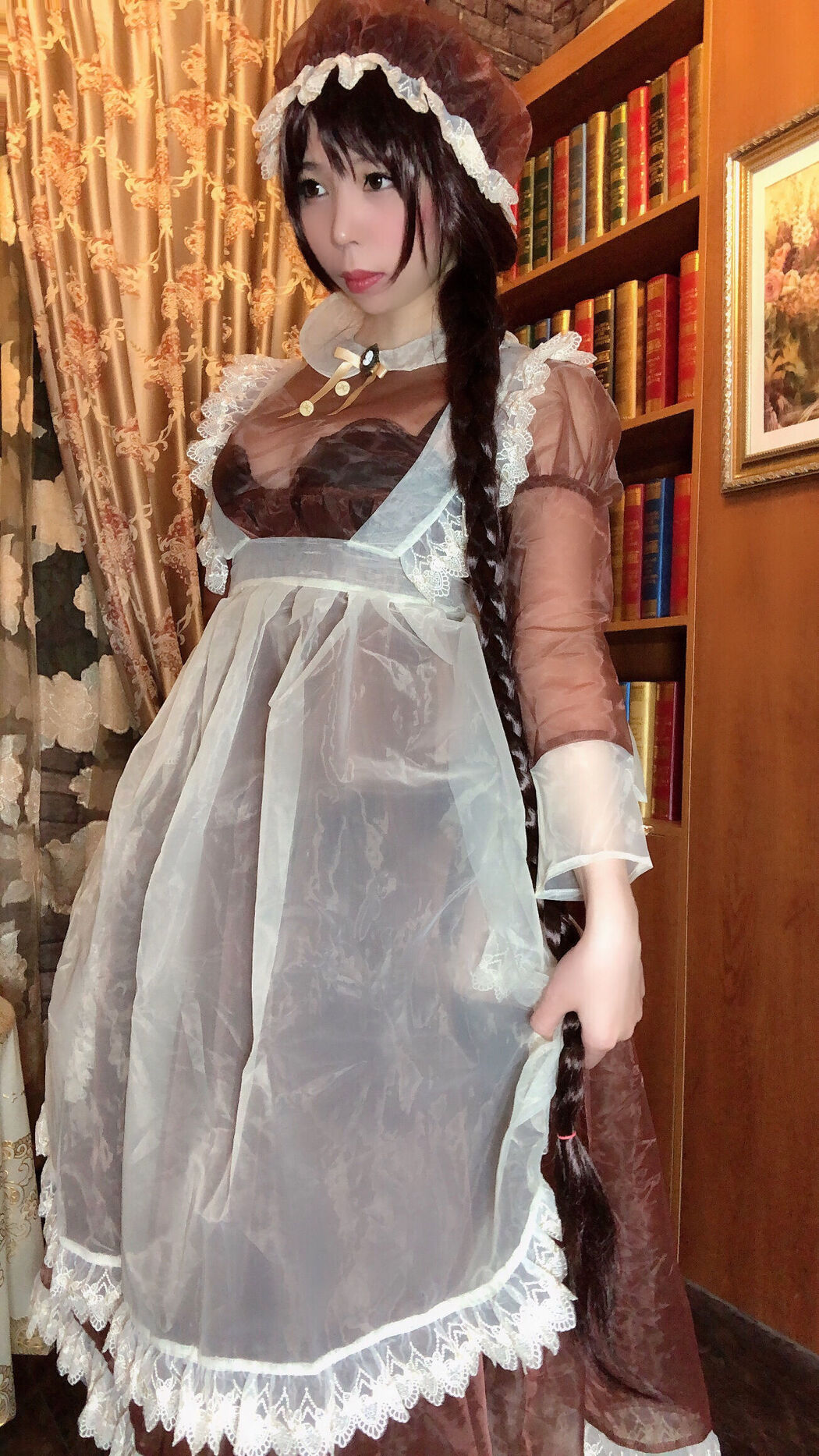 Busty beauty Coser Nozomi Kano "Transparent Maid"