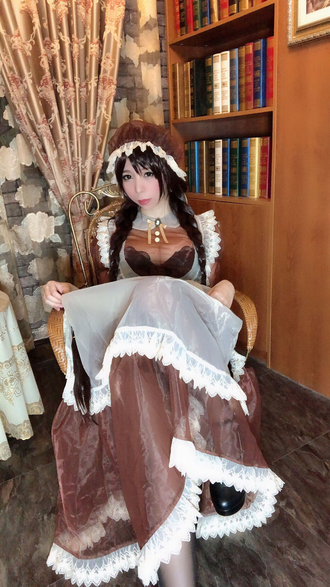 Busty beauty Coser Nozomi Kano "Transparent Maid"