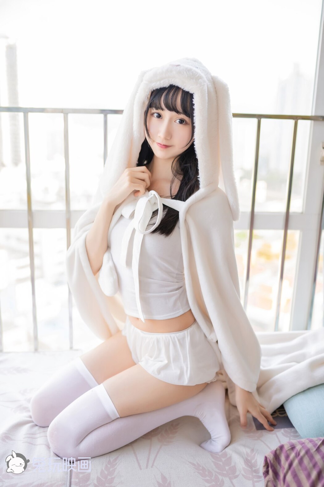 Coser@兔玩映画 Vol.035 浴巾兔子