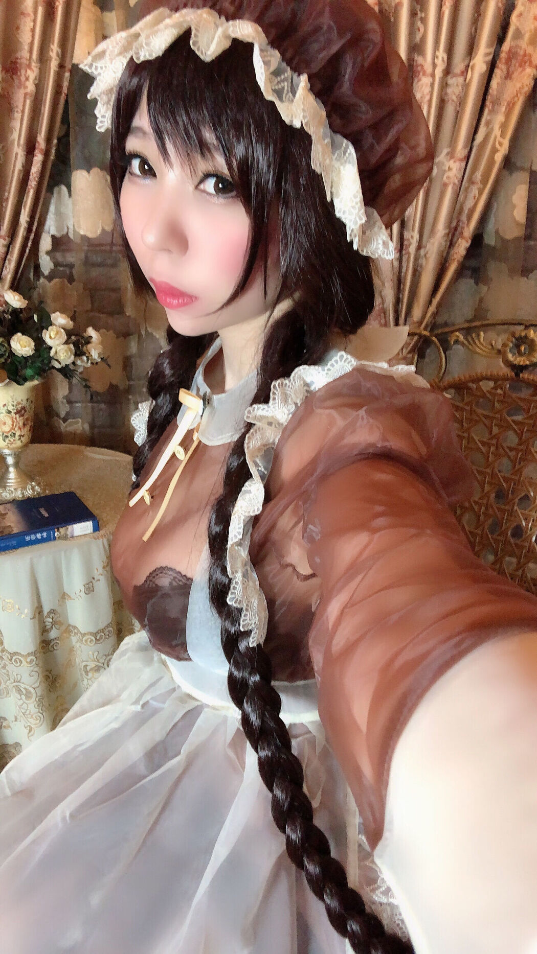 Busty beauty Coser Nozomi Kano "Transparent Maid"
