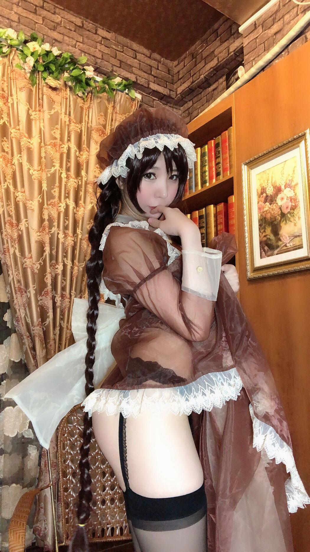 Busty beauty Coser Nozomi Kano "Transparent Maid"