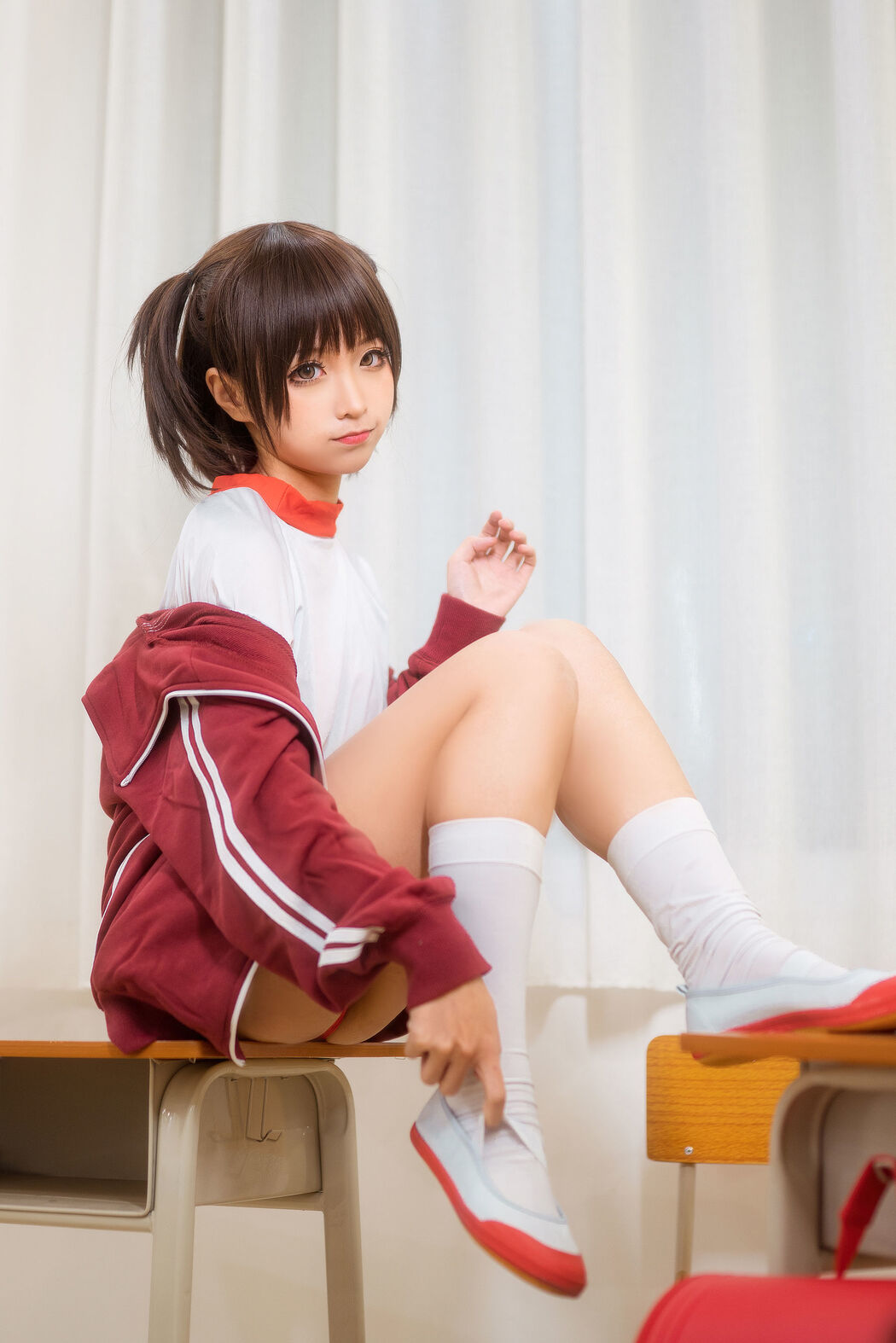 [Beauty Coser] Stupid Momo "Red Gymnastics Suit"
