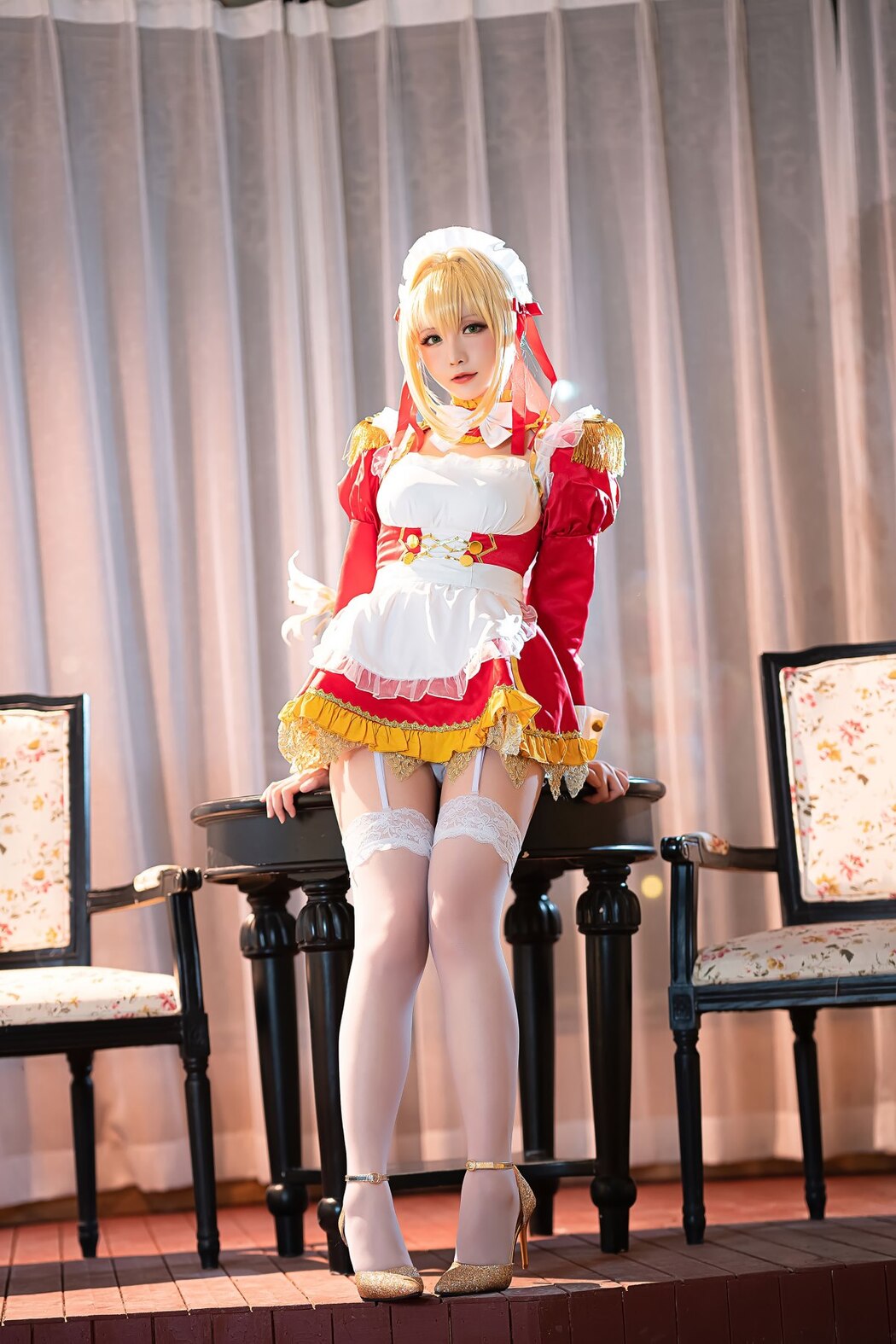 Coser@星之迟迟Hoshilily – Nero Claudius maid FGO