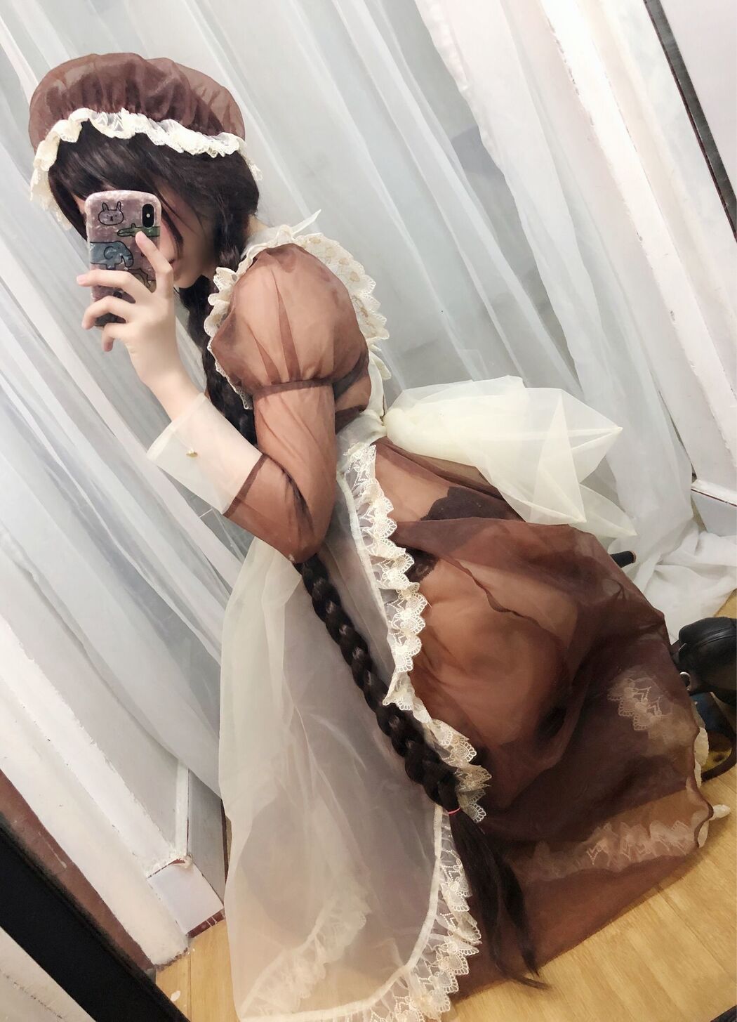 Busty beauty Coser Nozomi Kano "Transparent Maid"