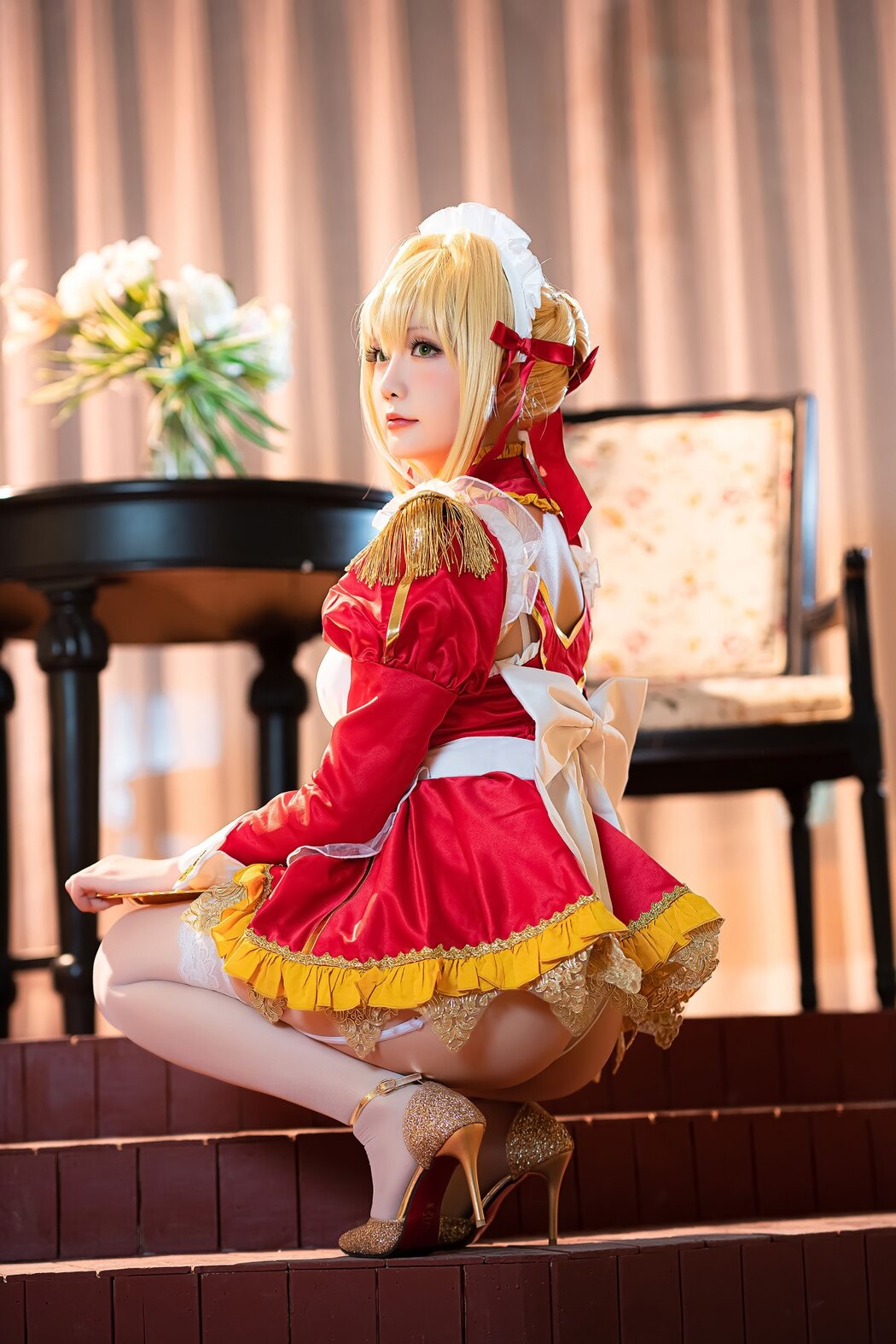 Coser@星之迟迟Hoshilily – Nero Claudius maid FGO