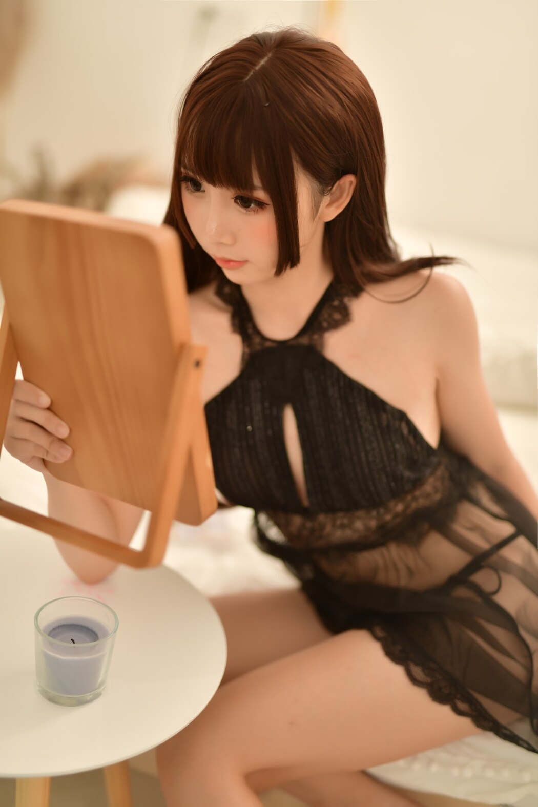 Coser@面饼仙儿 Vol.035 黑色露背私房