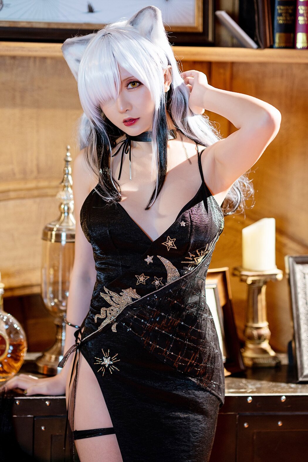 Coser@星之迟迟Hoshilily – 黑 Cover Photo