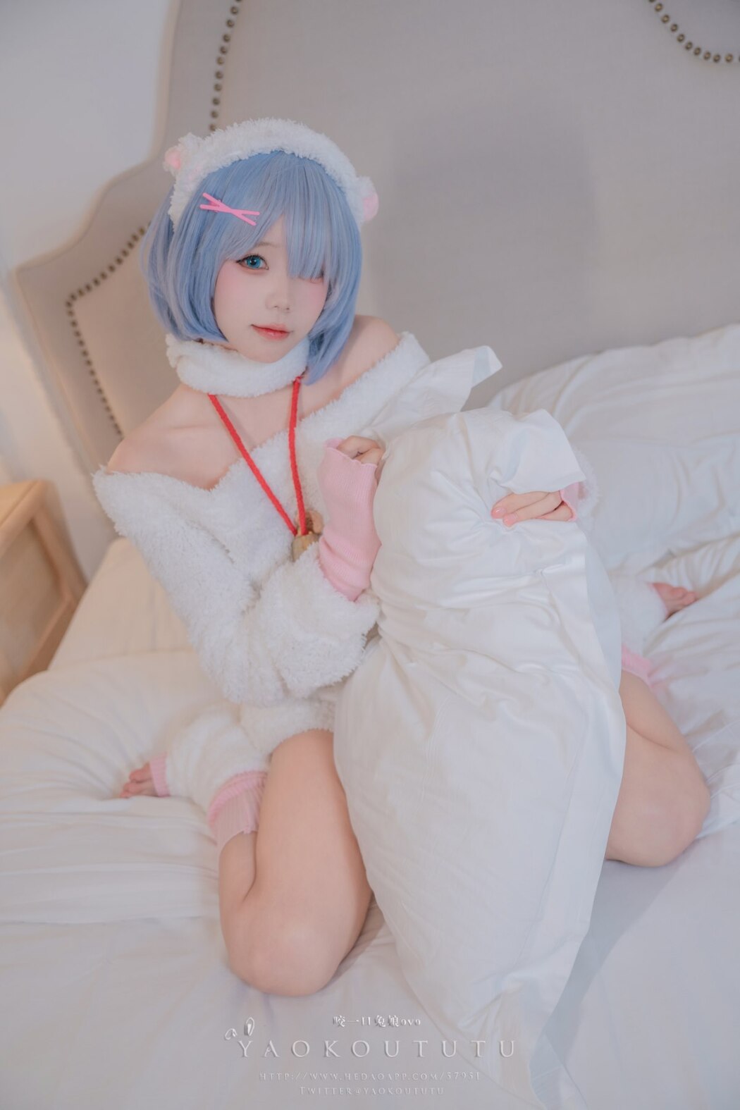 Coser@黏黏团子兔 – T3特典 蕾姆咩咩