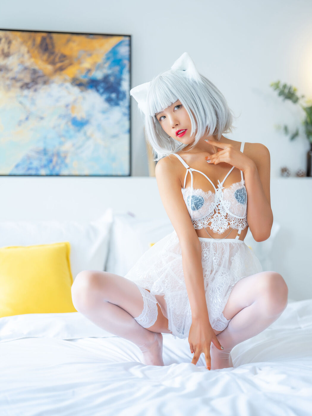 [Beauty Coser] Shui Miao Aqua "White Cat"