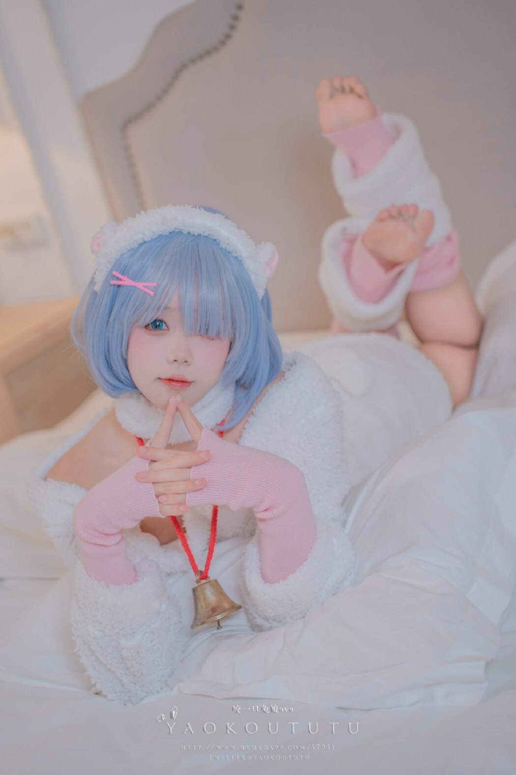 Coser@黏黏团子兔 – T3特典 蕾姆咩咩