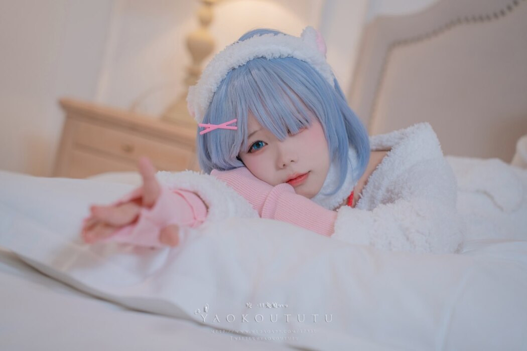 Coser@黏黏团子兔 – T3特典 蕾姆咩咩