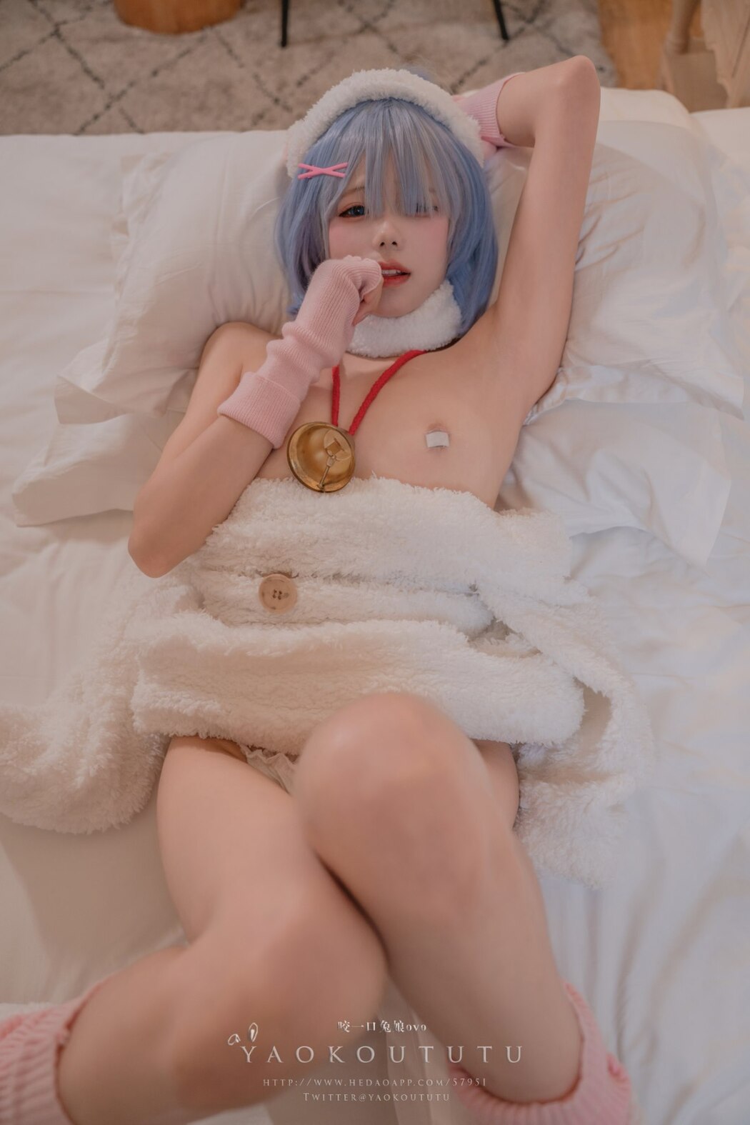 Coser@黏黏团子兔 – T3特典 蕾姆咩咩