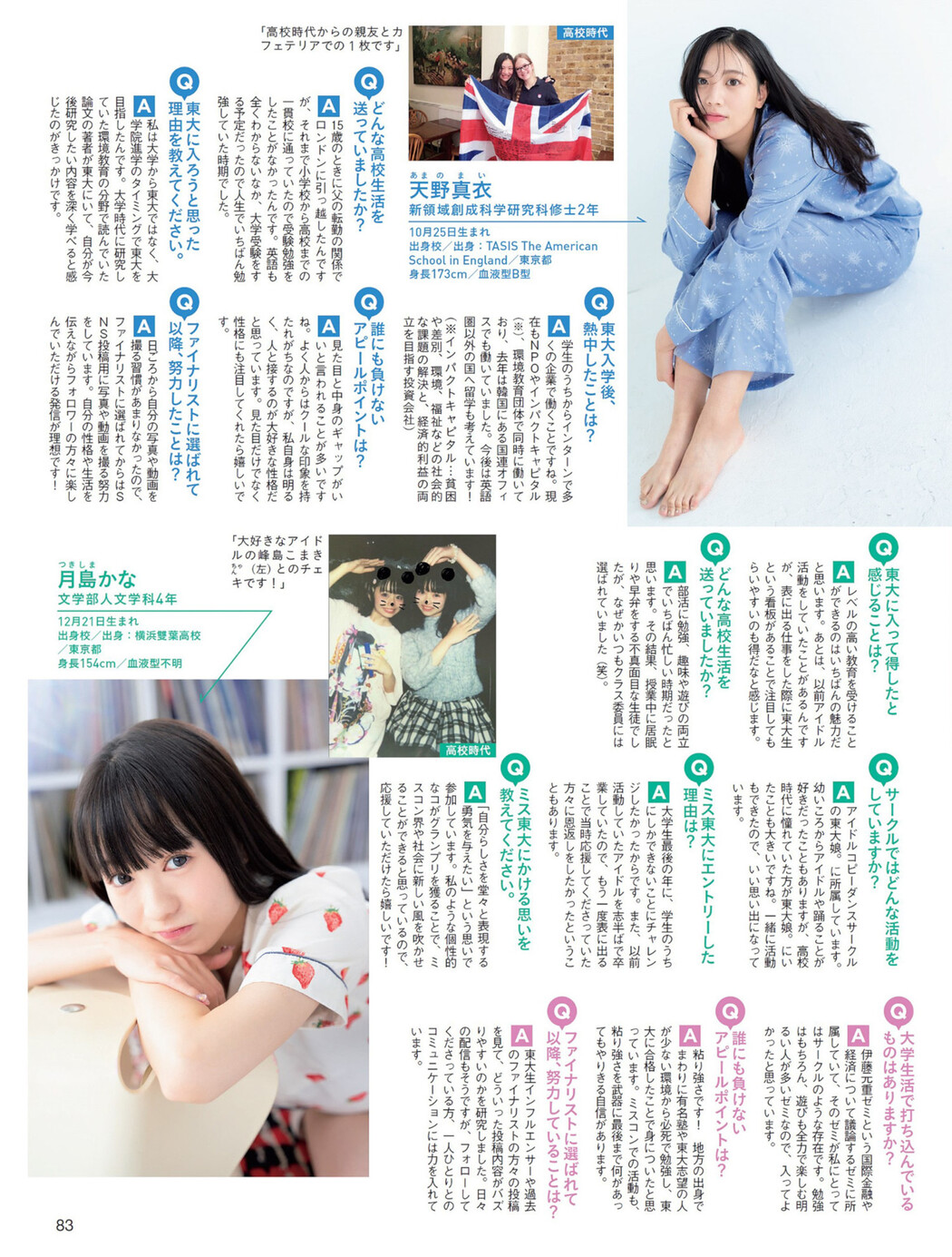 ミス東大2023 ドレスの中の素顔, FLASH 2023.11.07 (フラッシュ 2023年11月7日号)