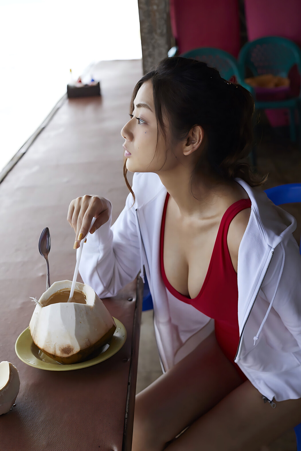 Moemi Katayama 片山萌美, Bamboo e-Book 「Sea」 Set.01