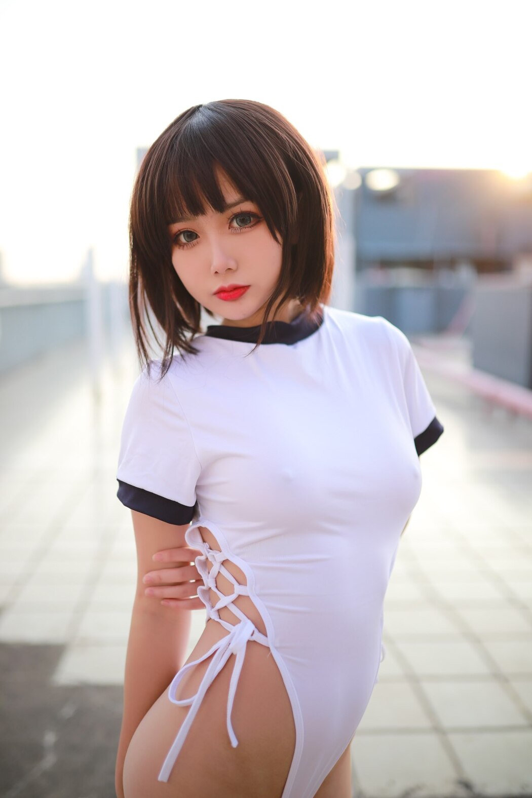 Coser@您的蛋蛋 高叉体操服