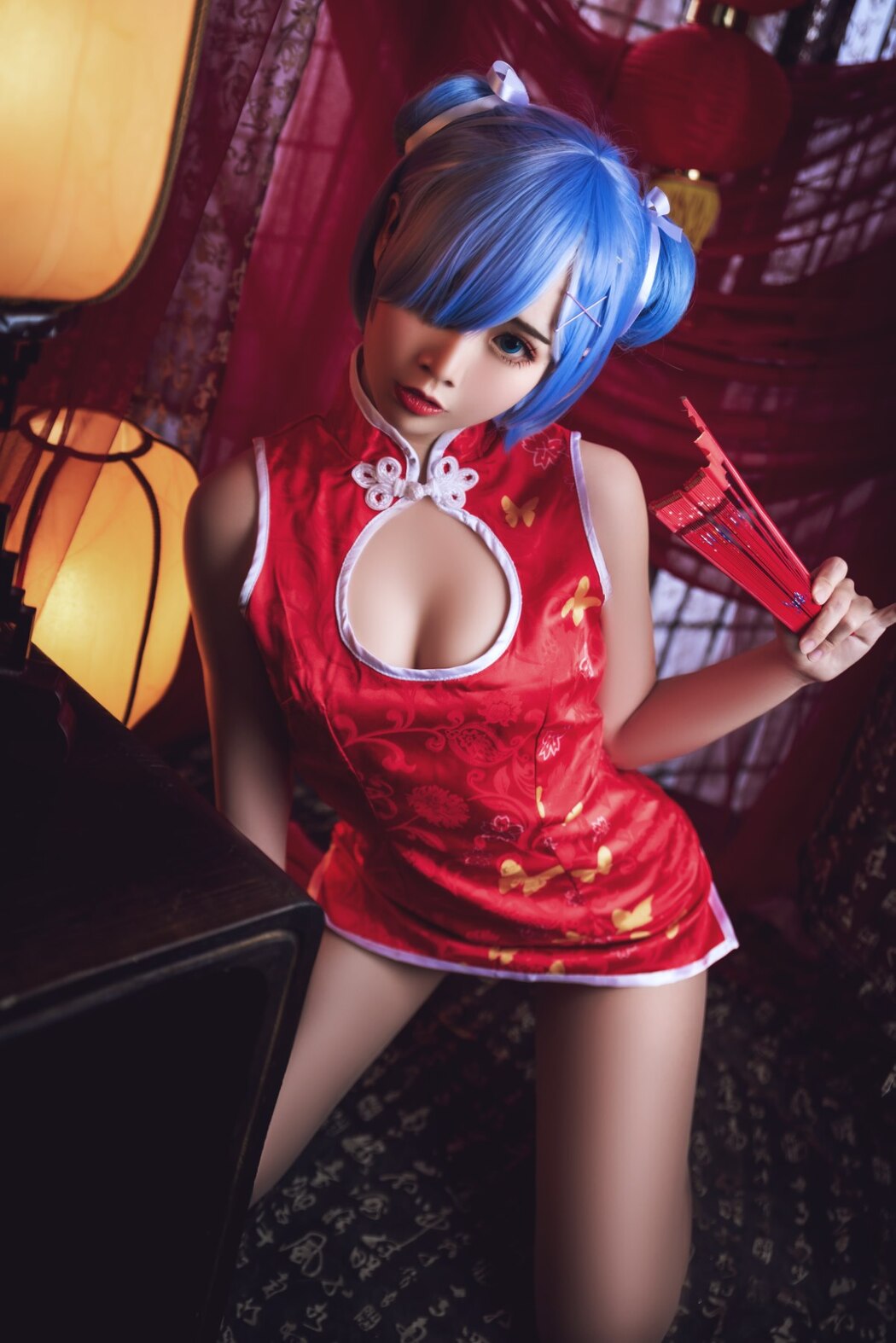 Coser@面饼仙儿 No.052 雷姆旗袍